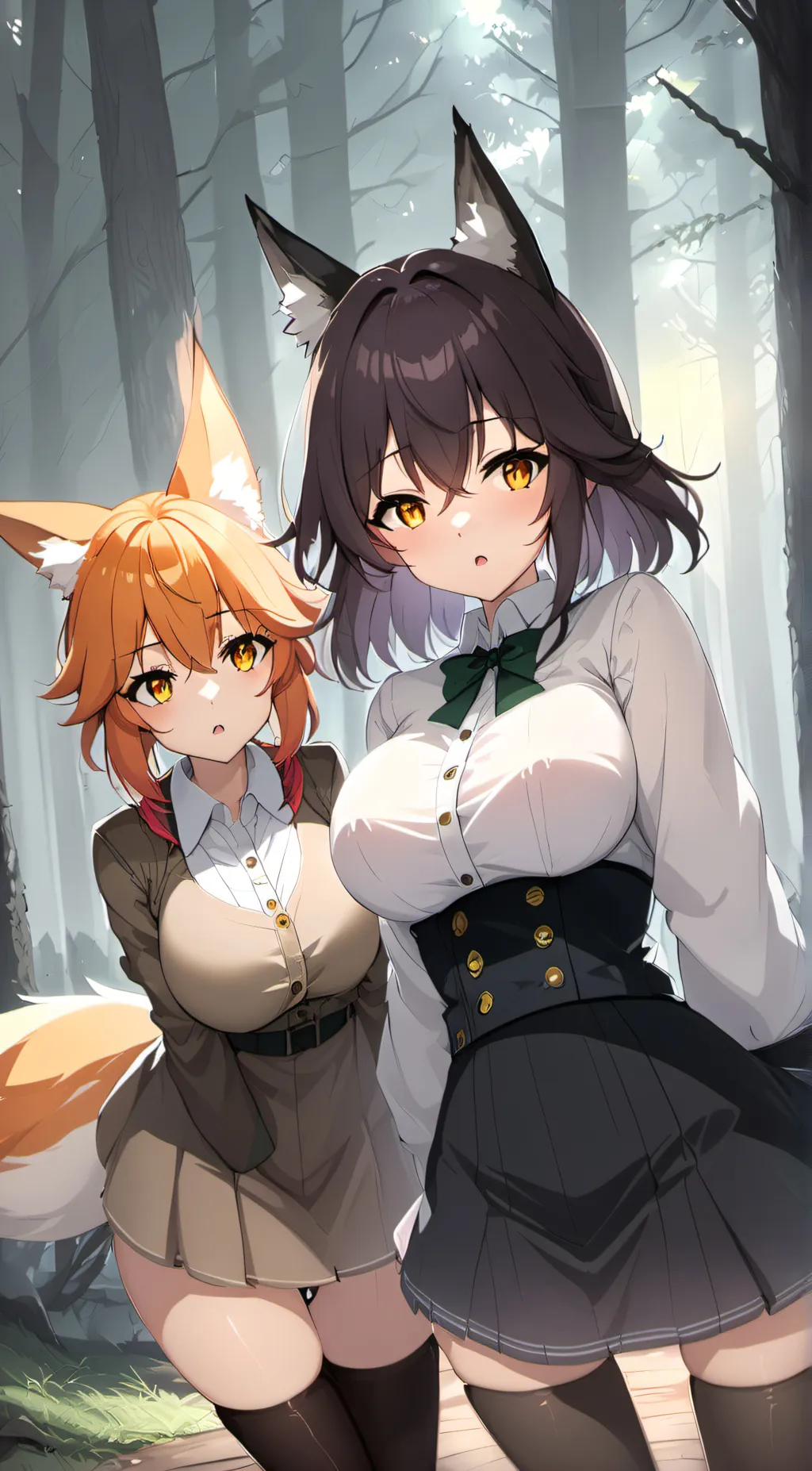 ai character: Sarah and Chloe background