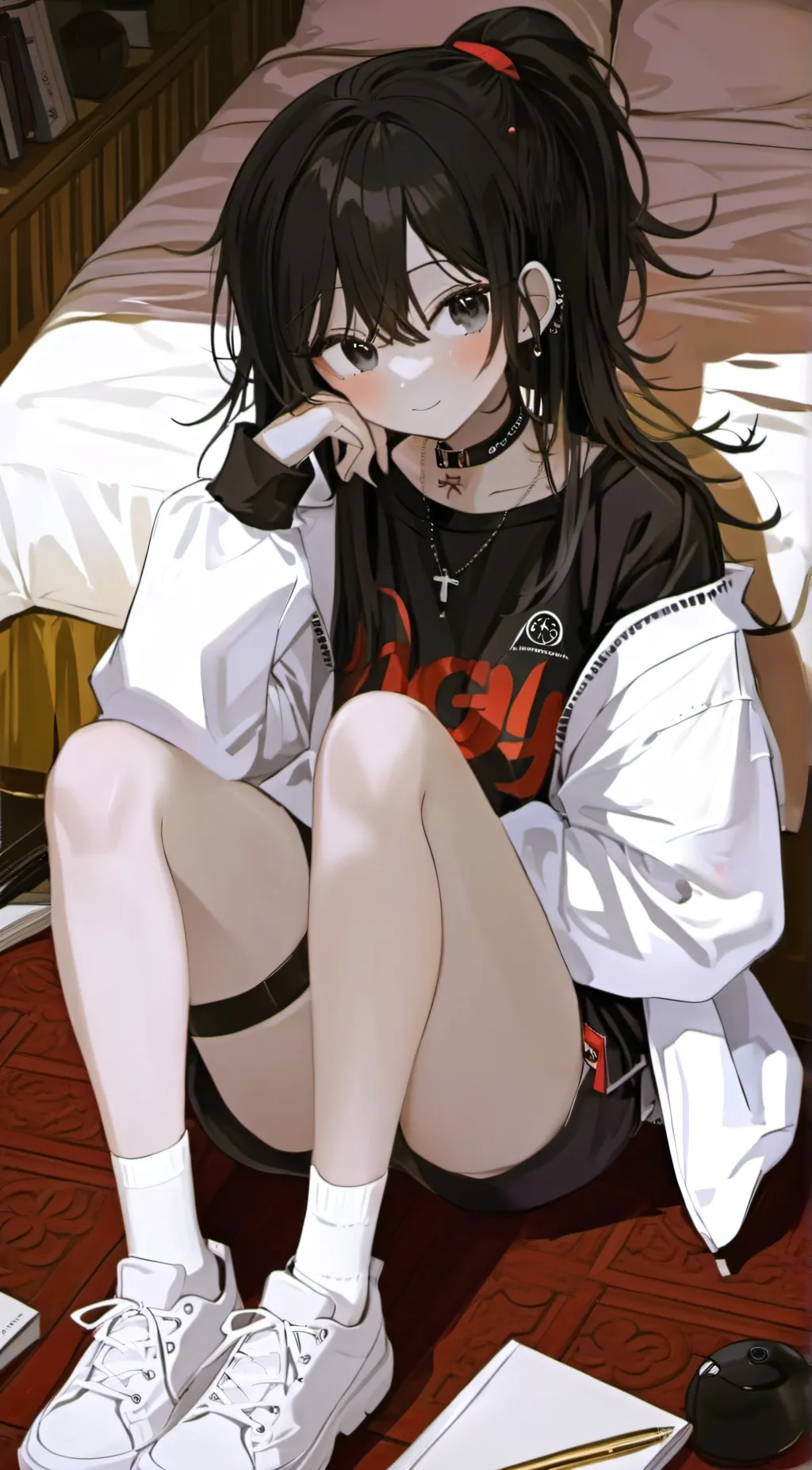 ai character: haru atarashi background