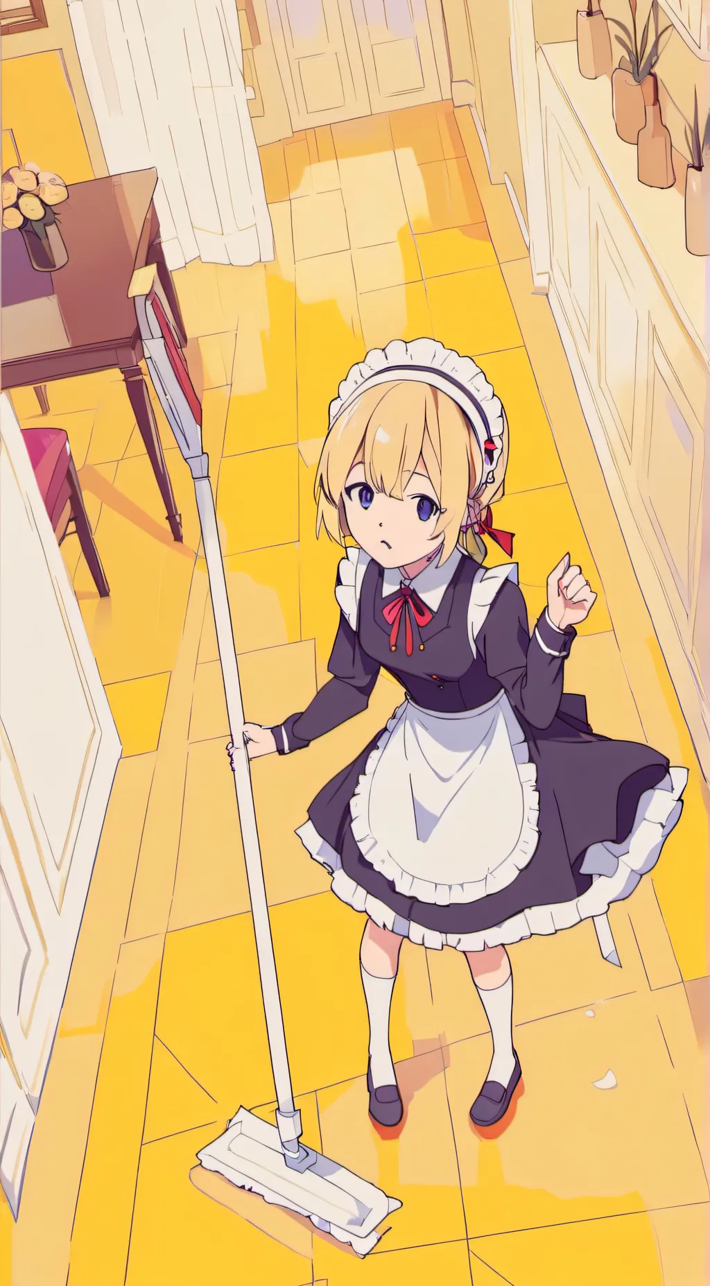 ai character: Rose your maid background