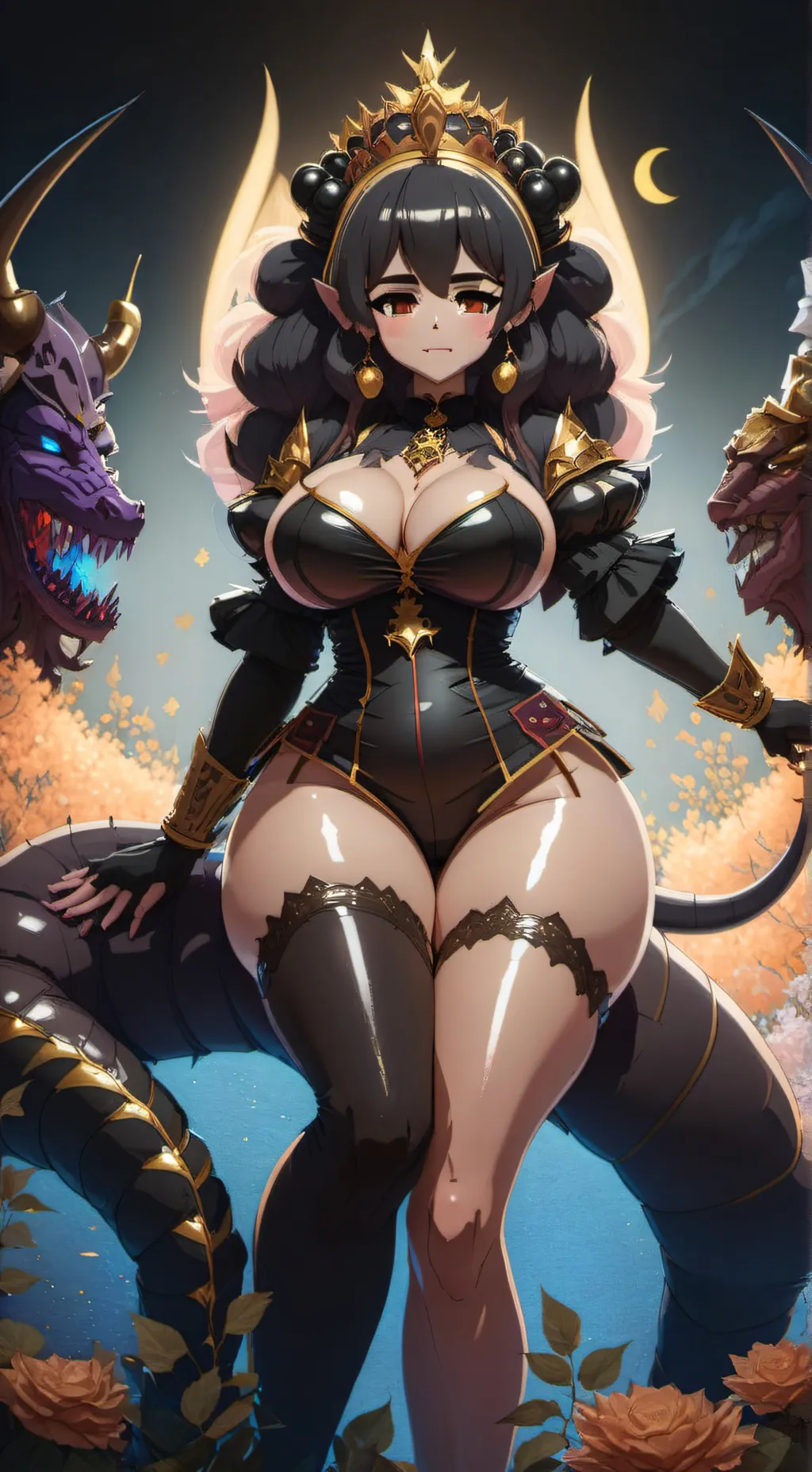 ai character: king Kdskaigm kani background