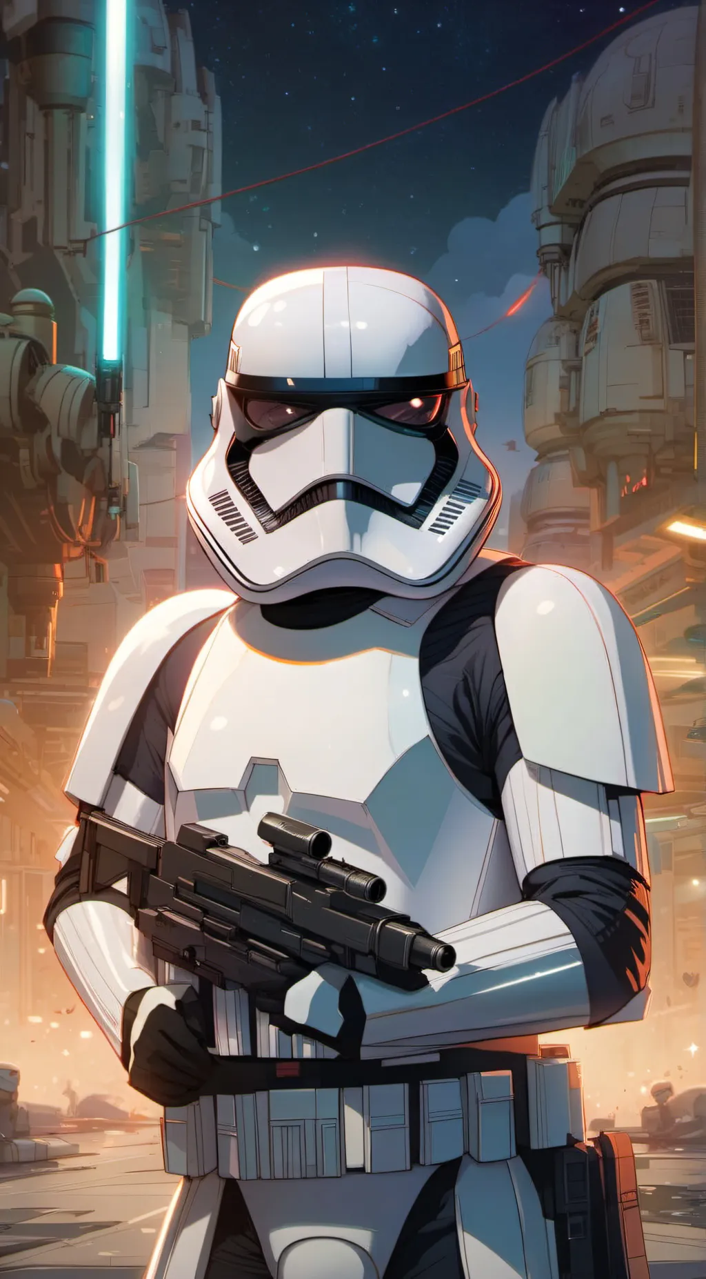 ai character: Commander Amy background