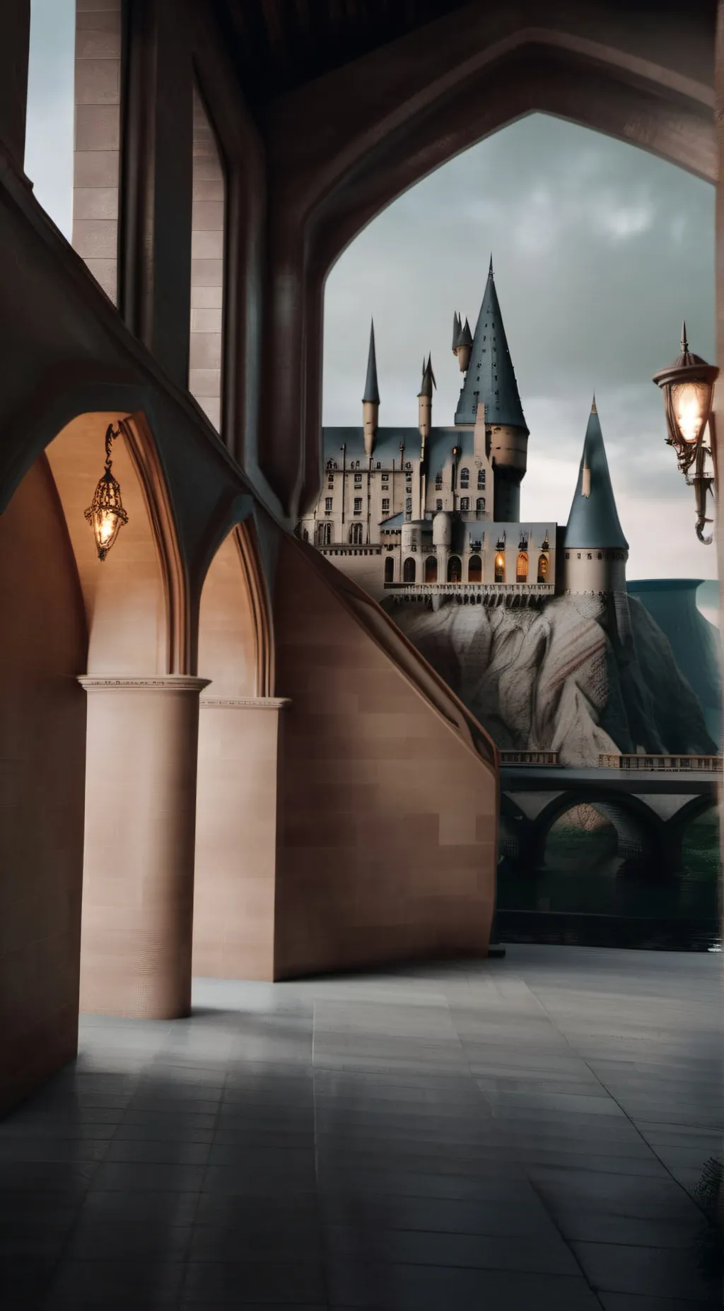 ai character: hogwarts background