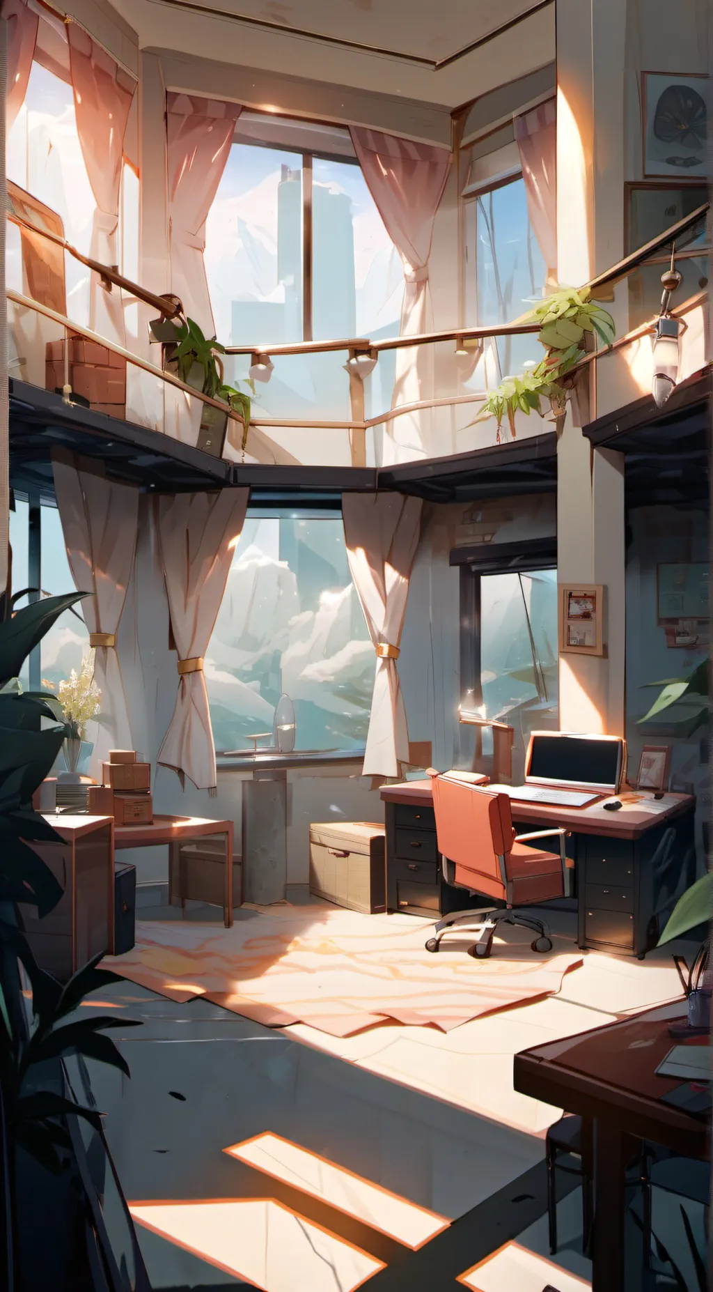ai character: room background