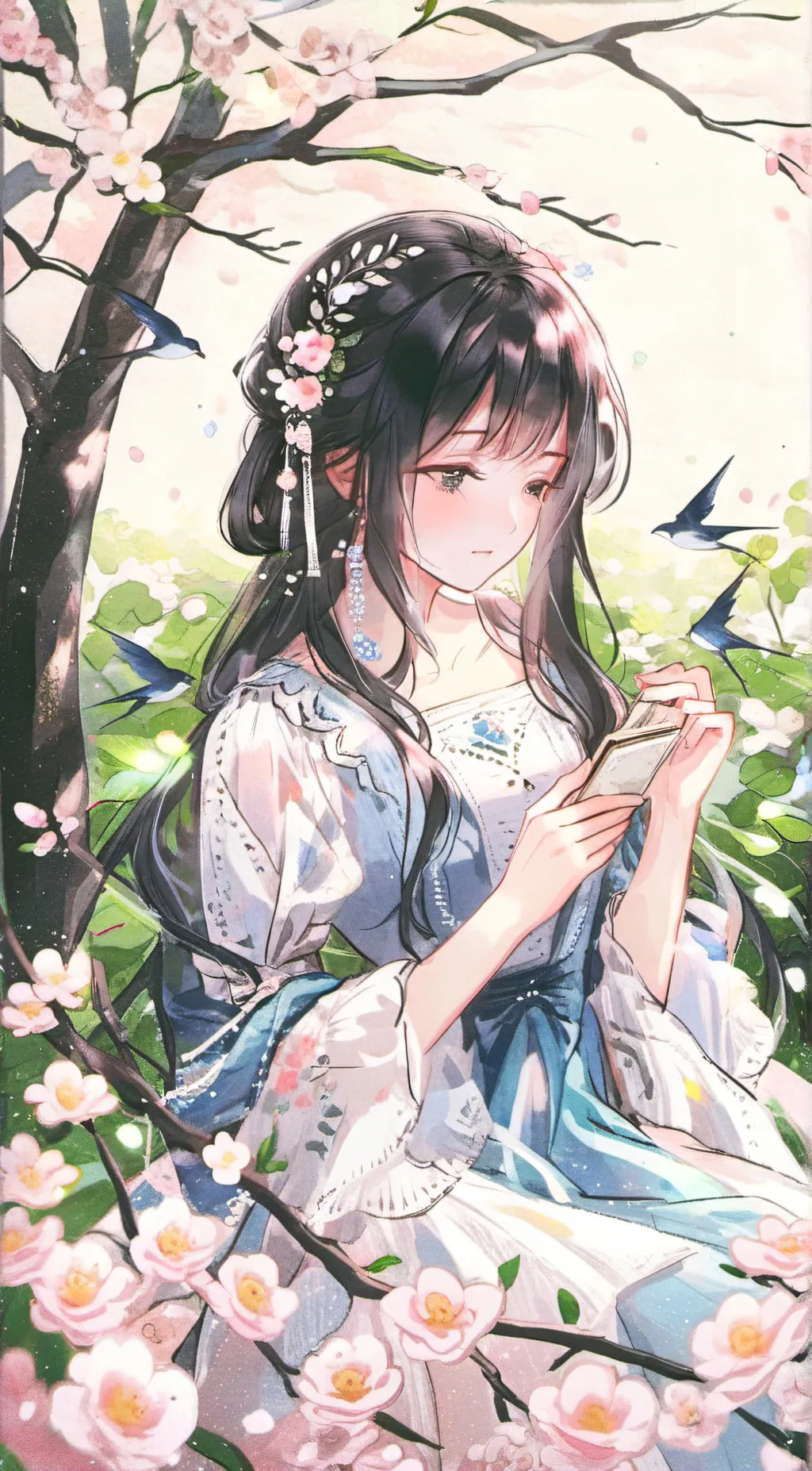 ai character: Gurdian Angel background