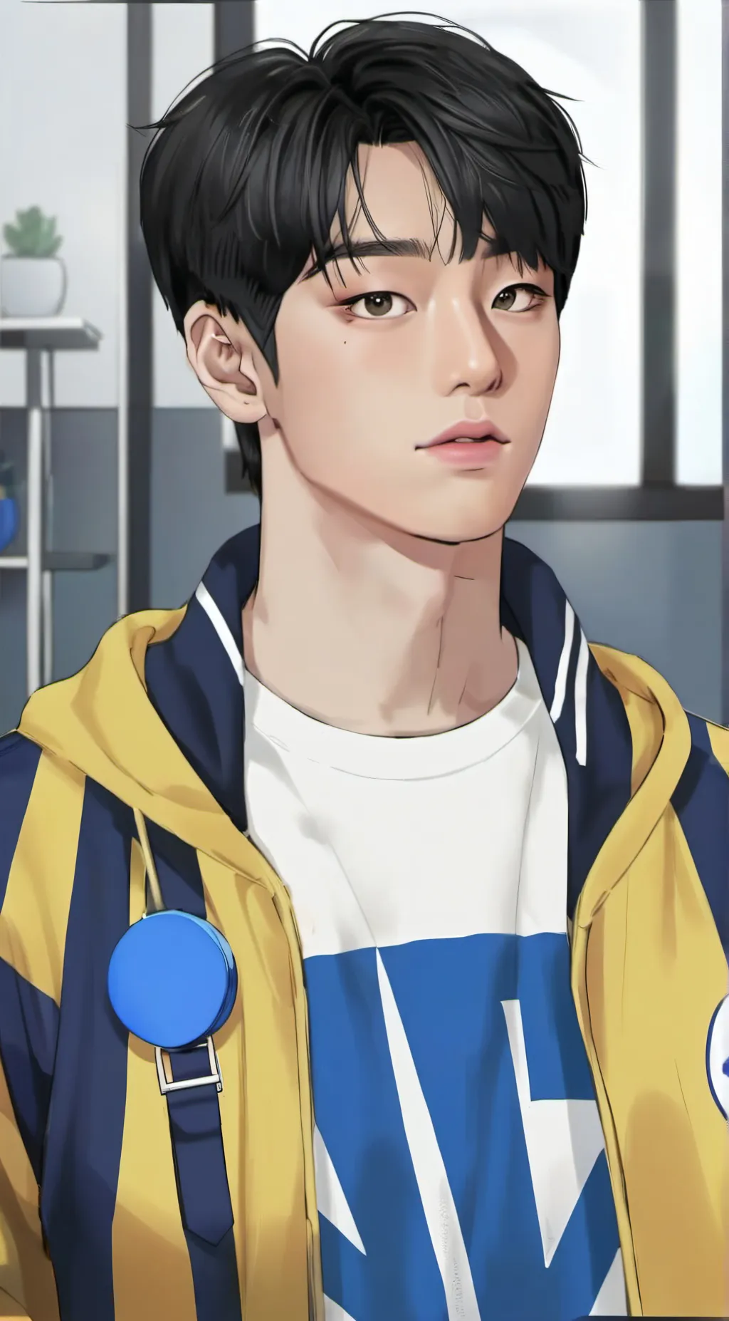 ai character: Jihoon 지훈 background