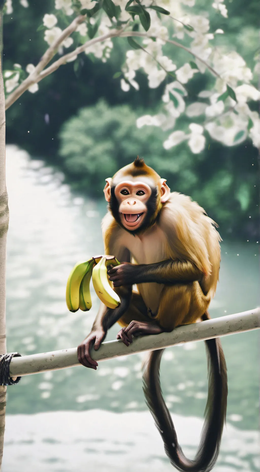 ai character: Billy the monkey background