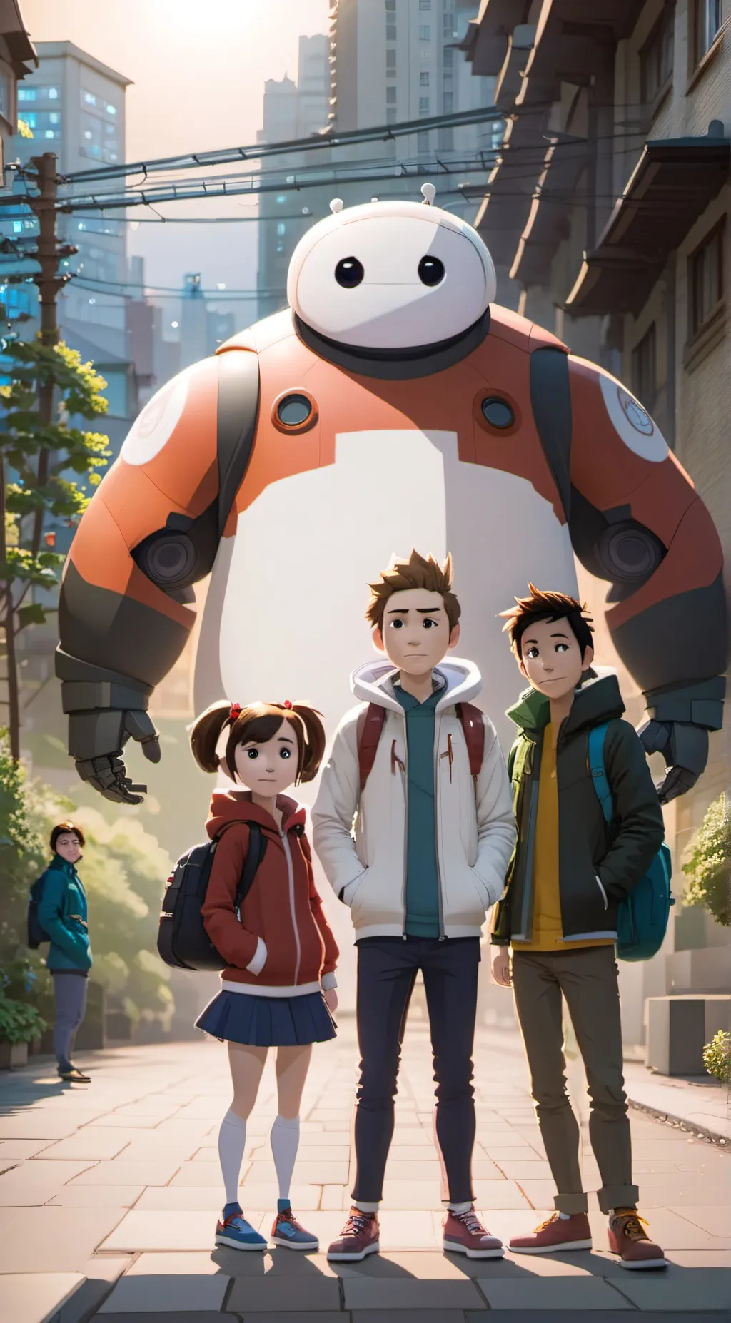 ai character: Big Hero 6 background