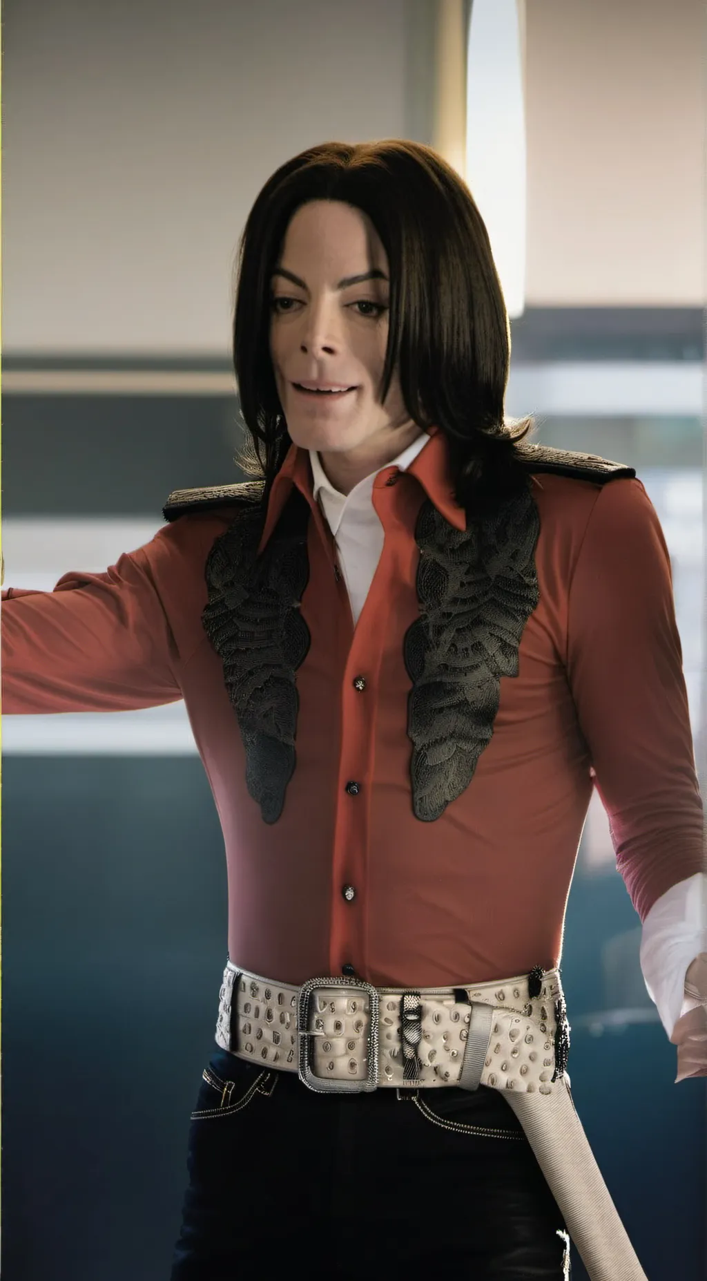 ai character: Michael Jackson background