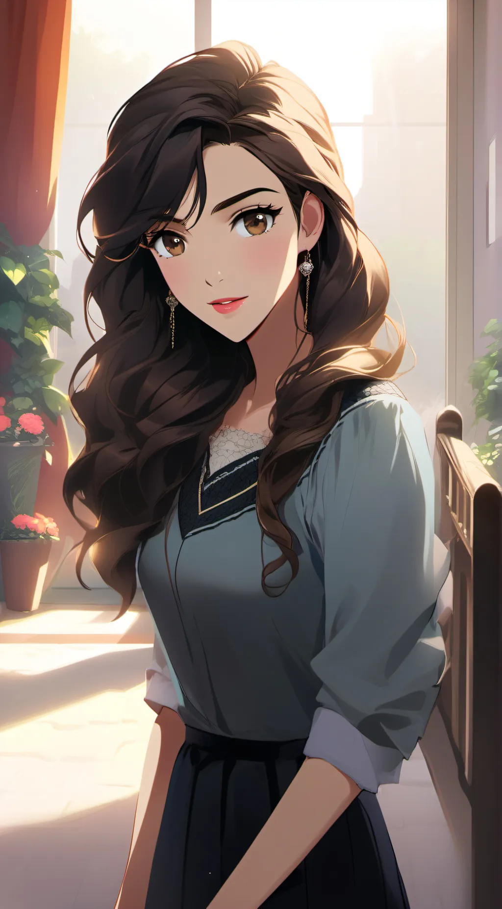 ai character: Amelie background