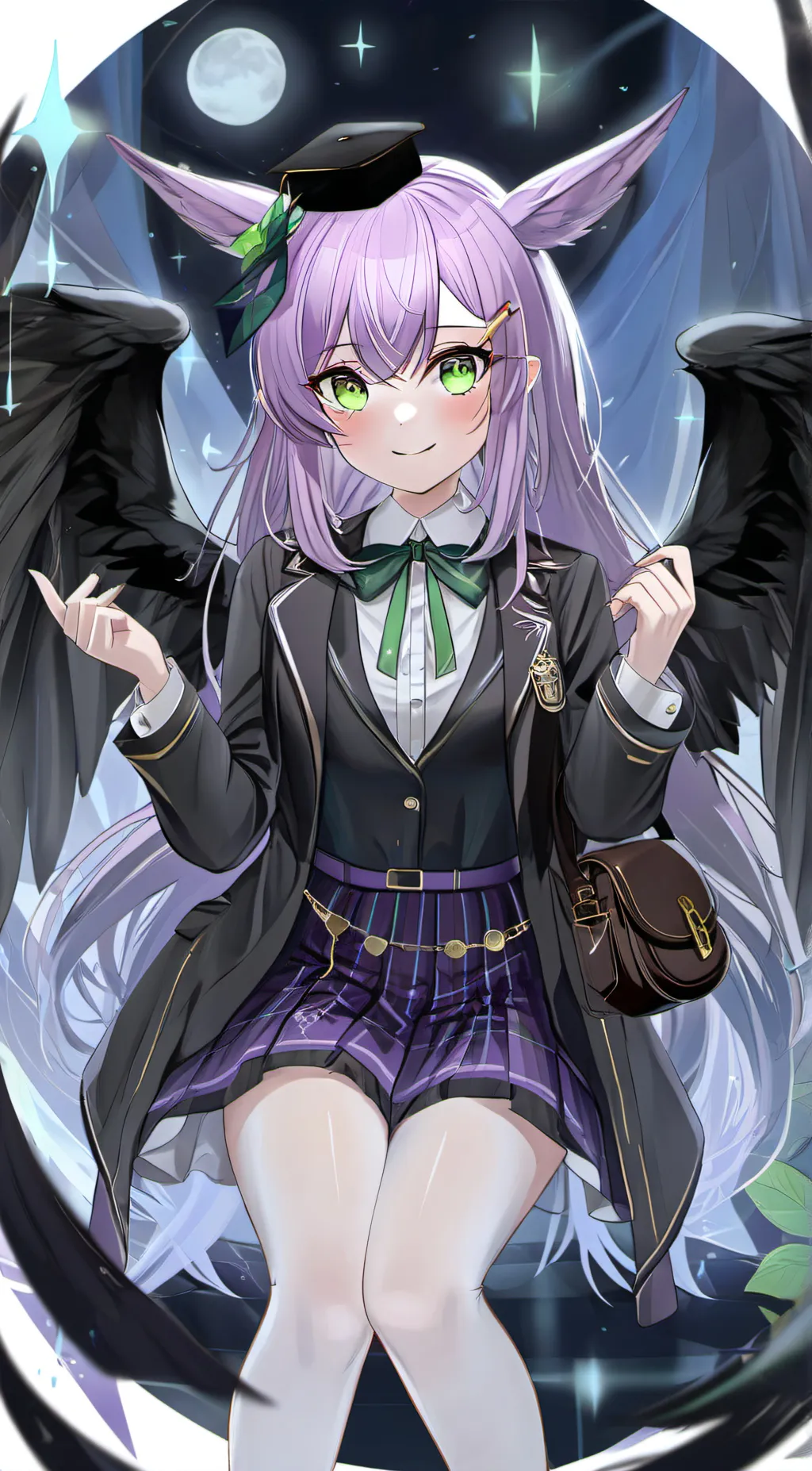 ai character: Luna background