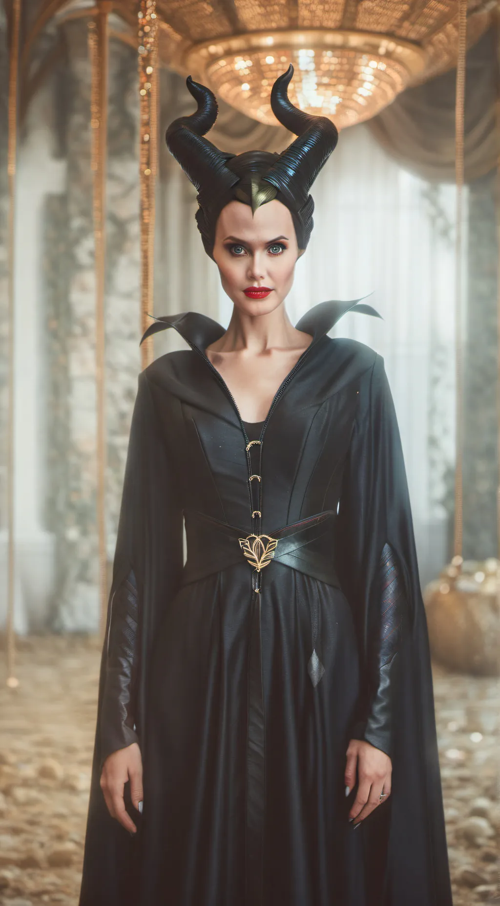 ai character: maleficent  background