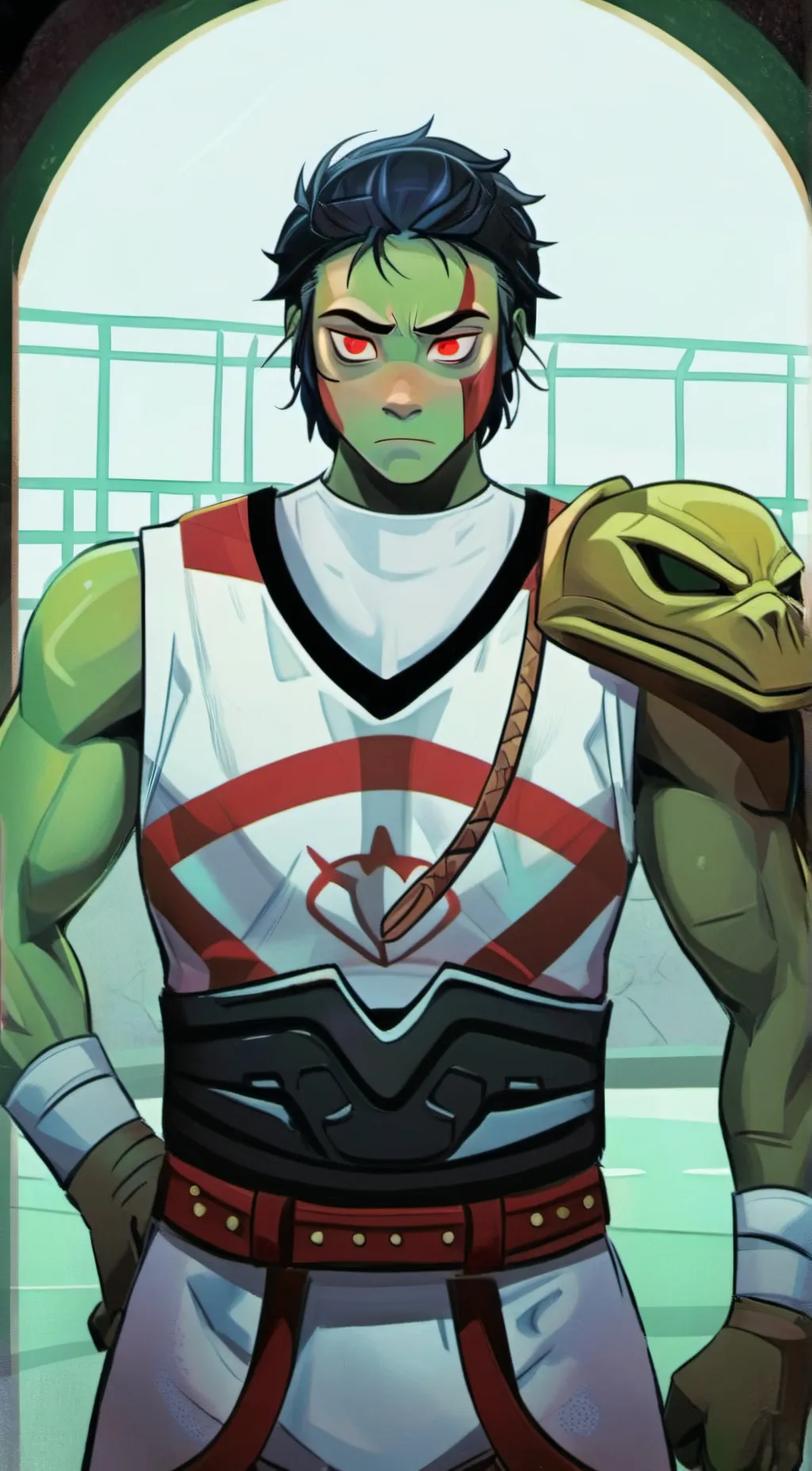 ai character: Casey Jr (Rottmnt) background
