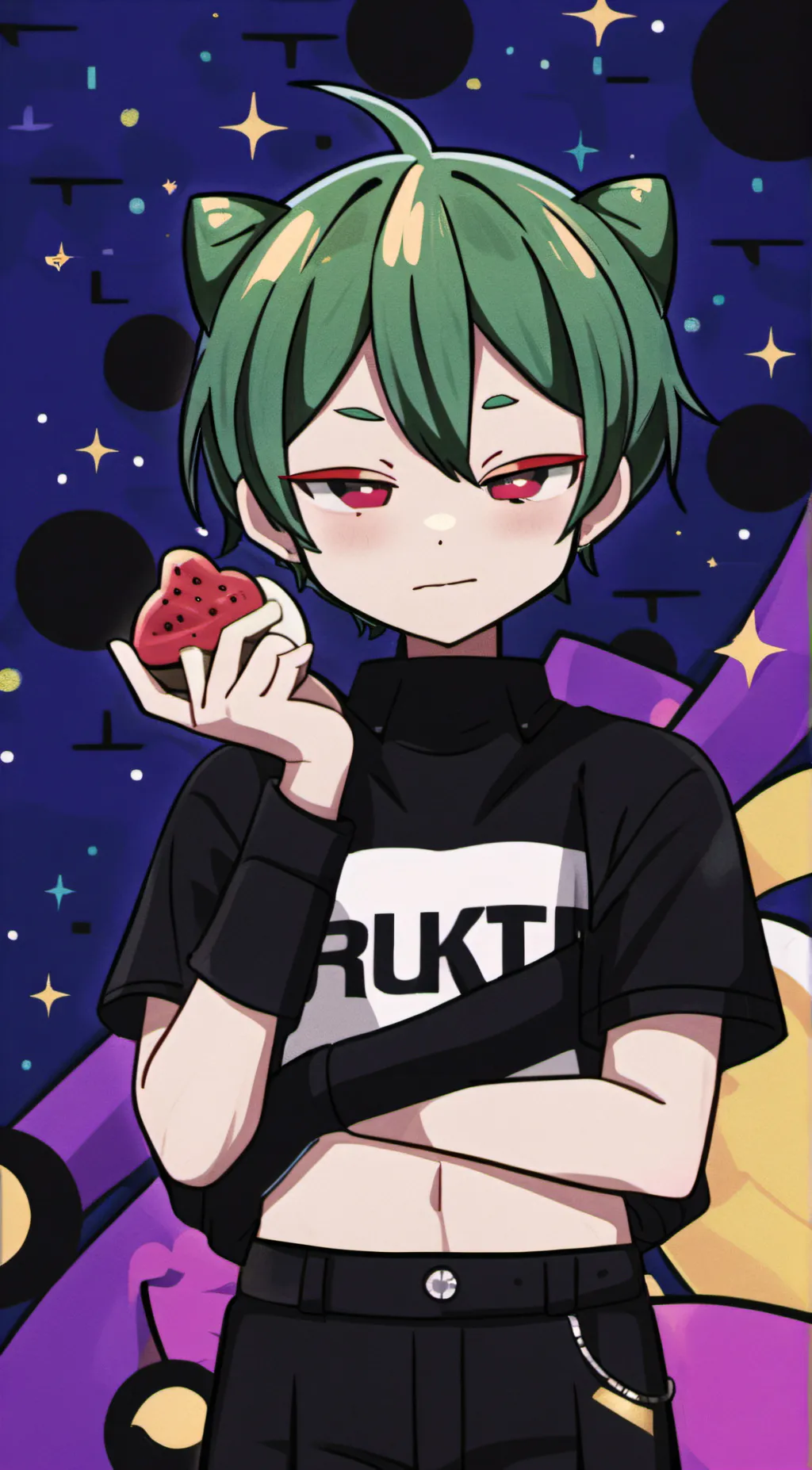 ai character: Femboy Izuku background