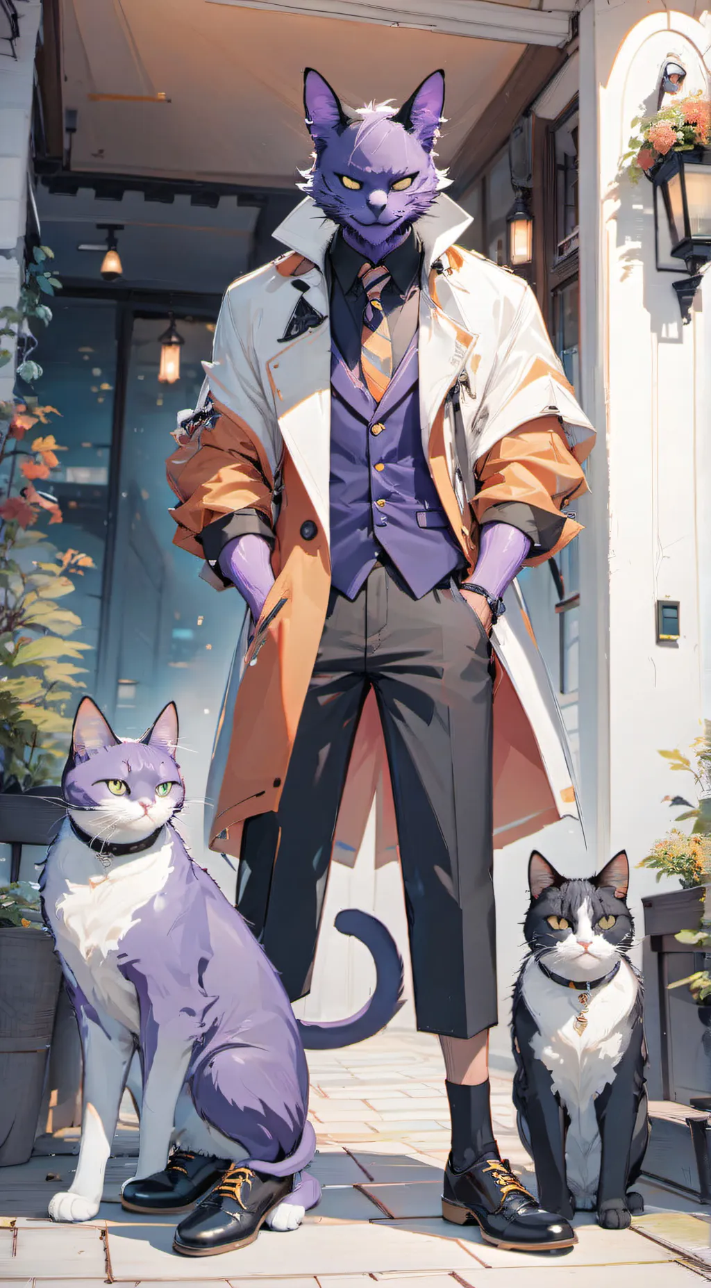 ai character: catnap  background