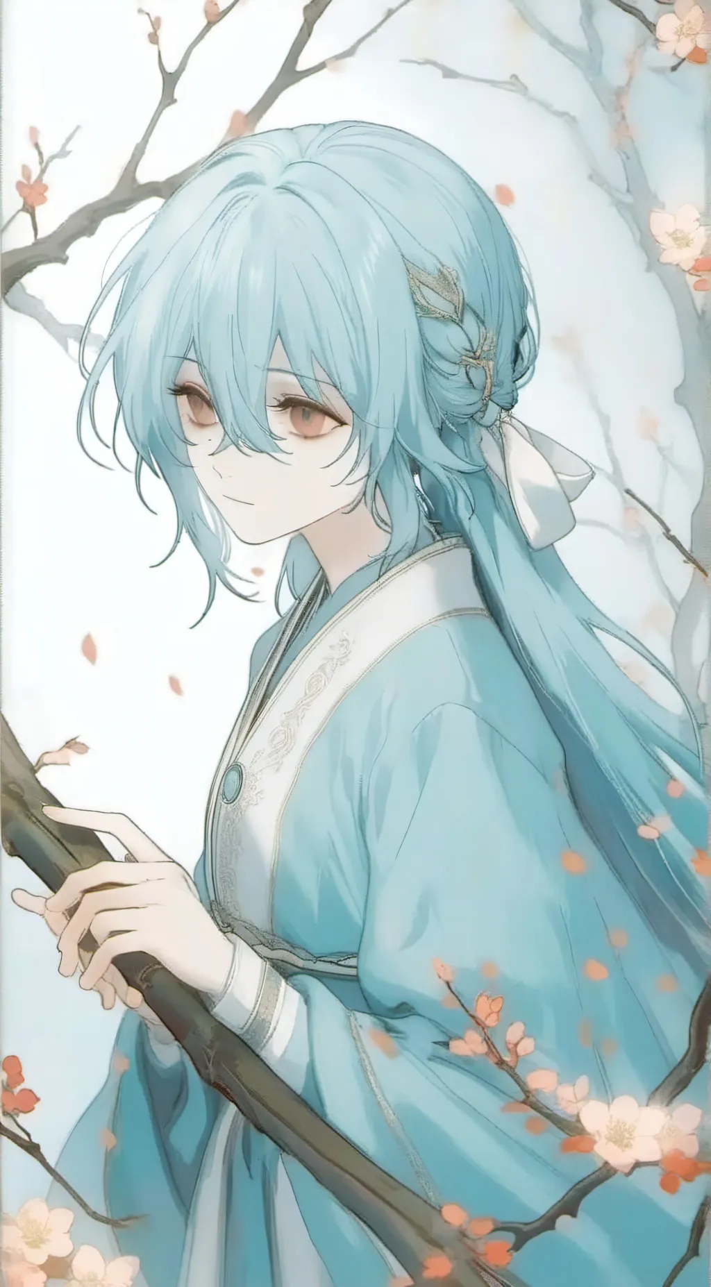 ai character: KNY Valentines Day background