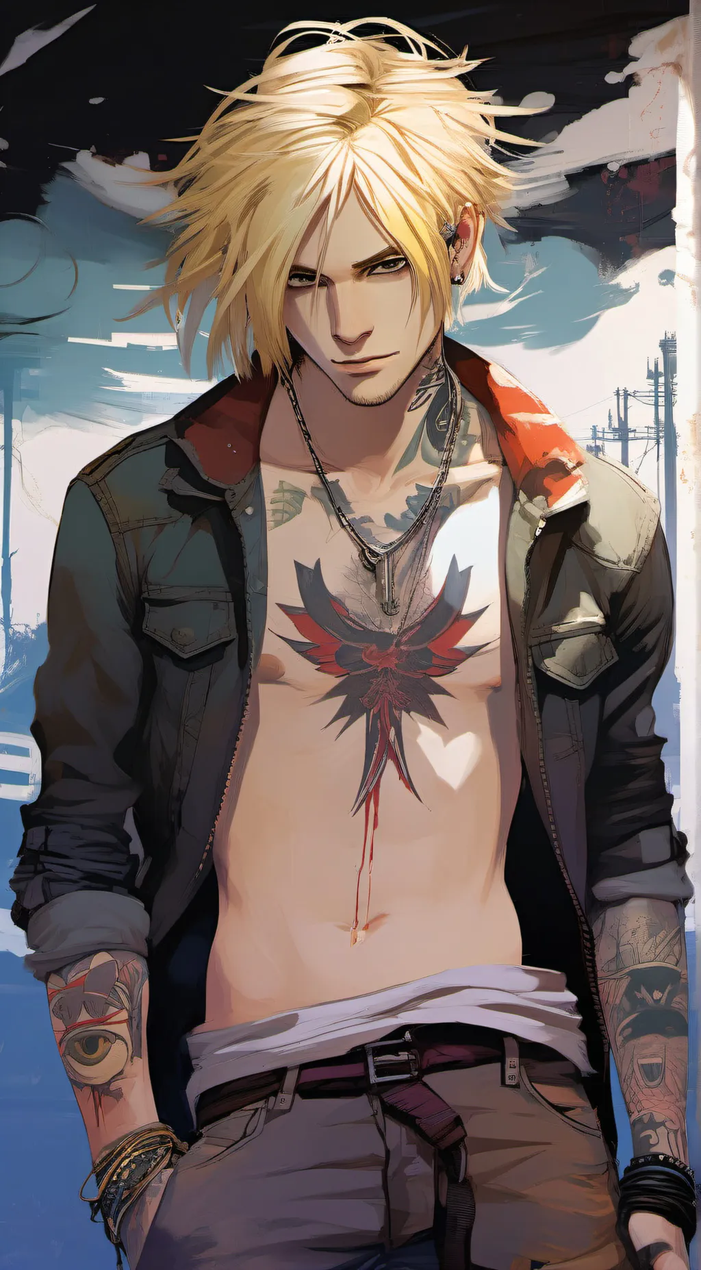 ai character: Lucifer  background