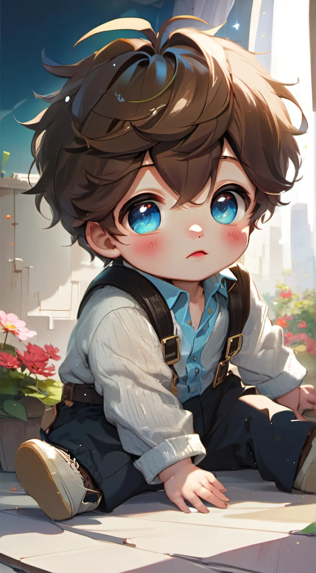 ai character: Lewis 💝 background