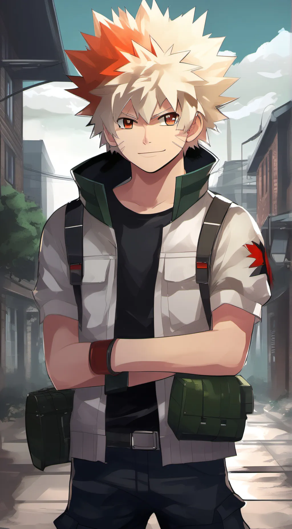 ai character: bakugo,soulmate  background