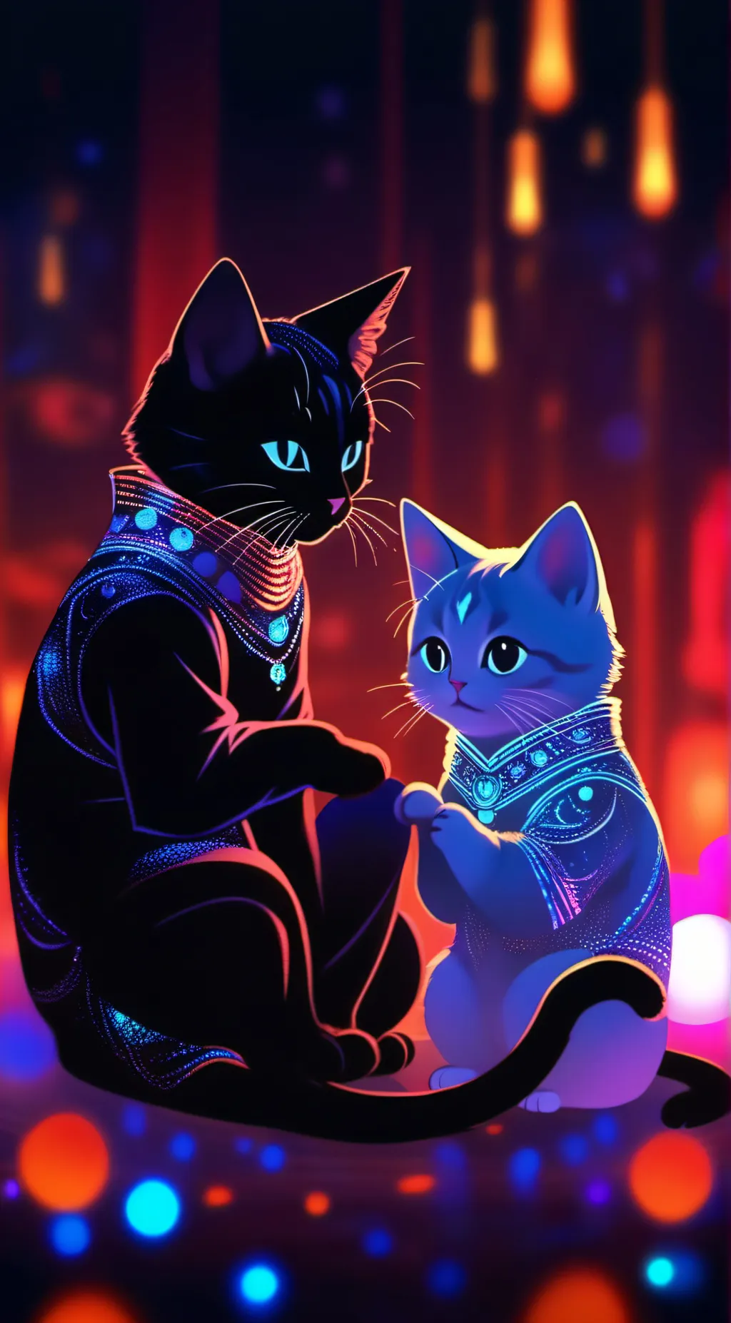 ai character: kitty background
