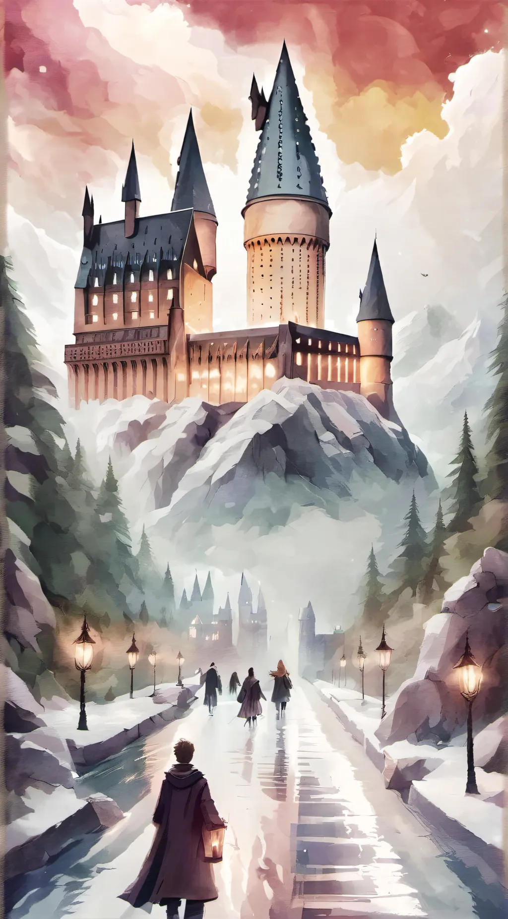 ai character: hogwarts background
