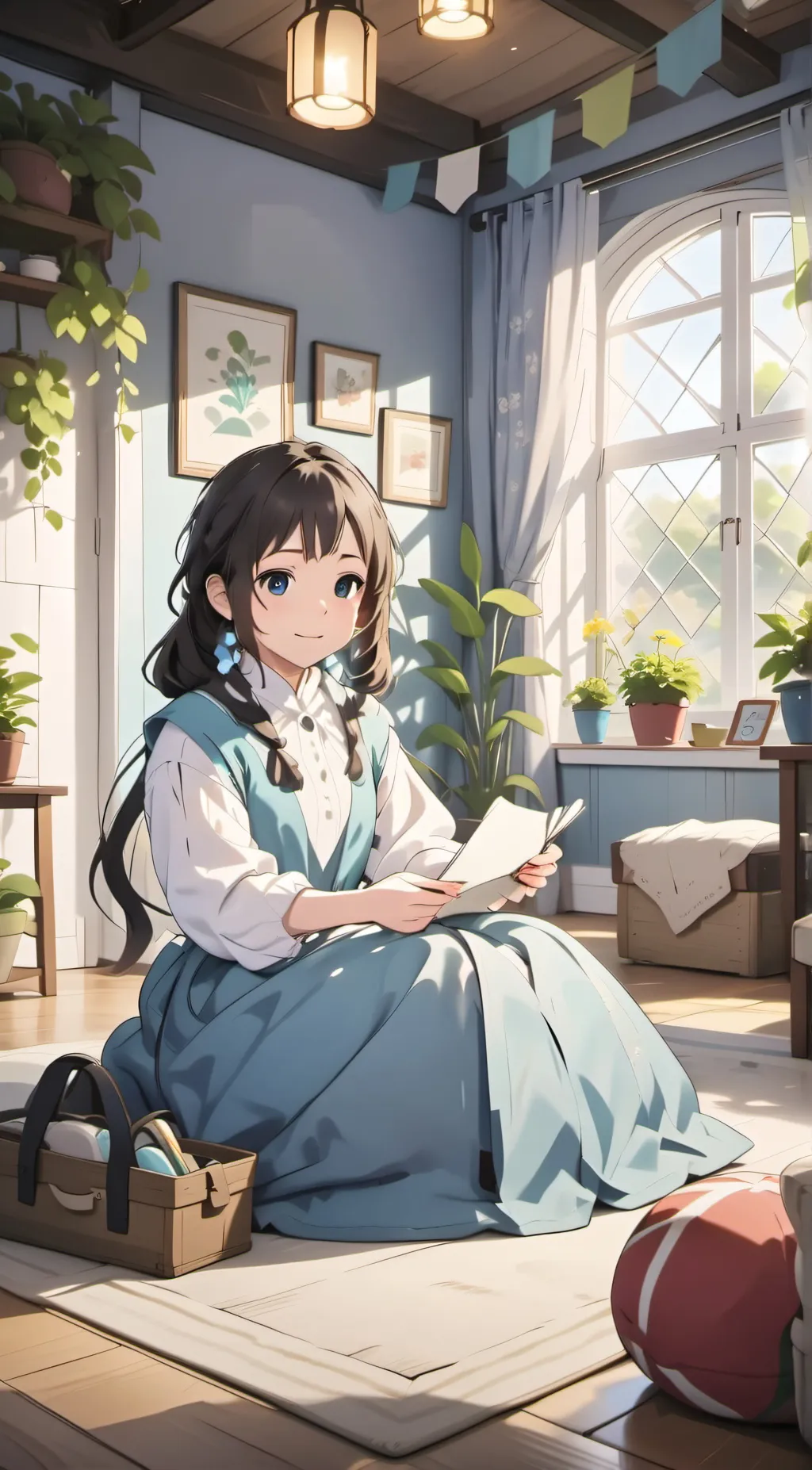 ai character: Annabelle  background