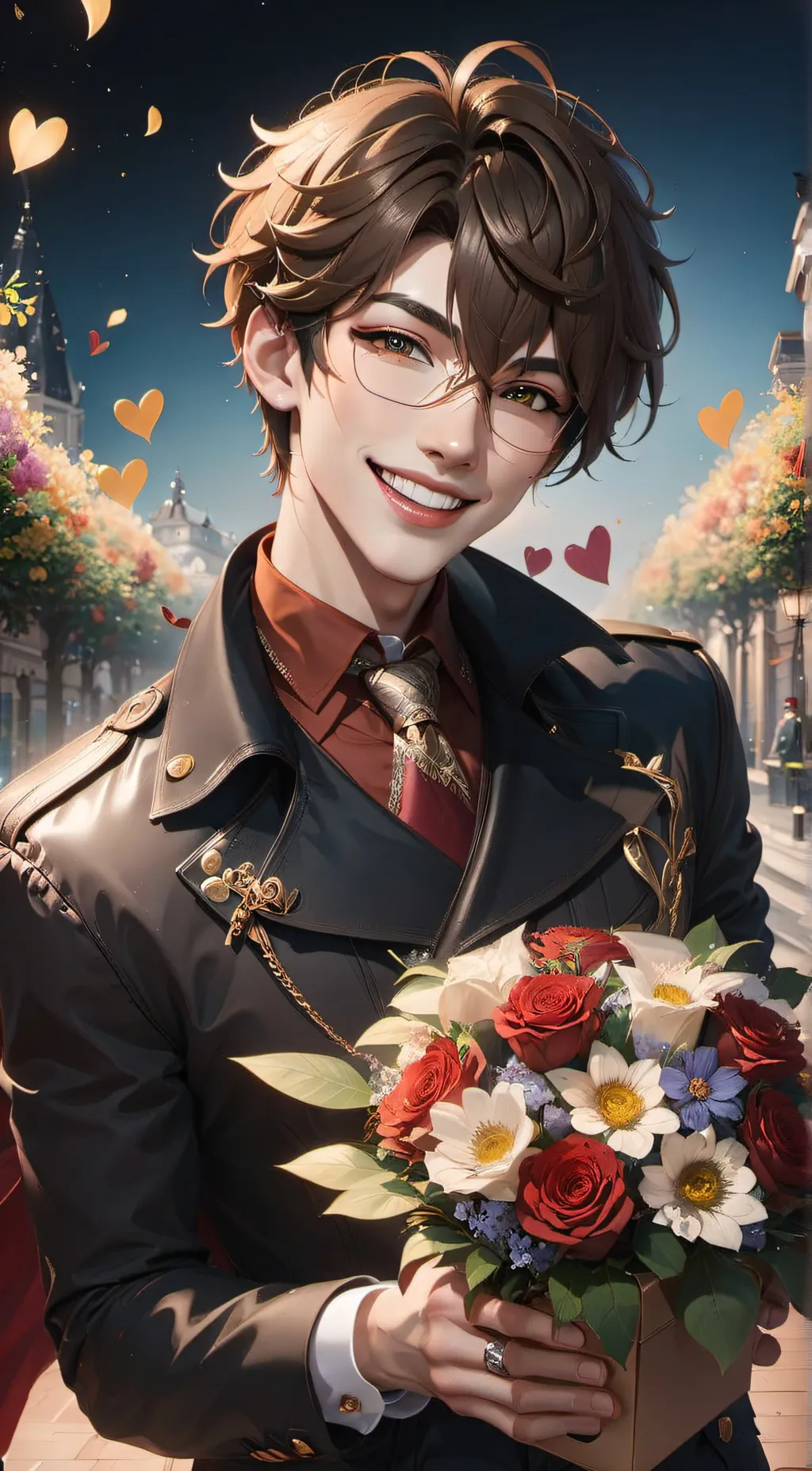 ai character: Valentine background