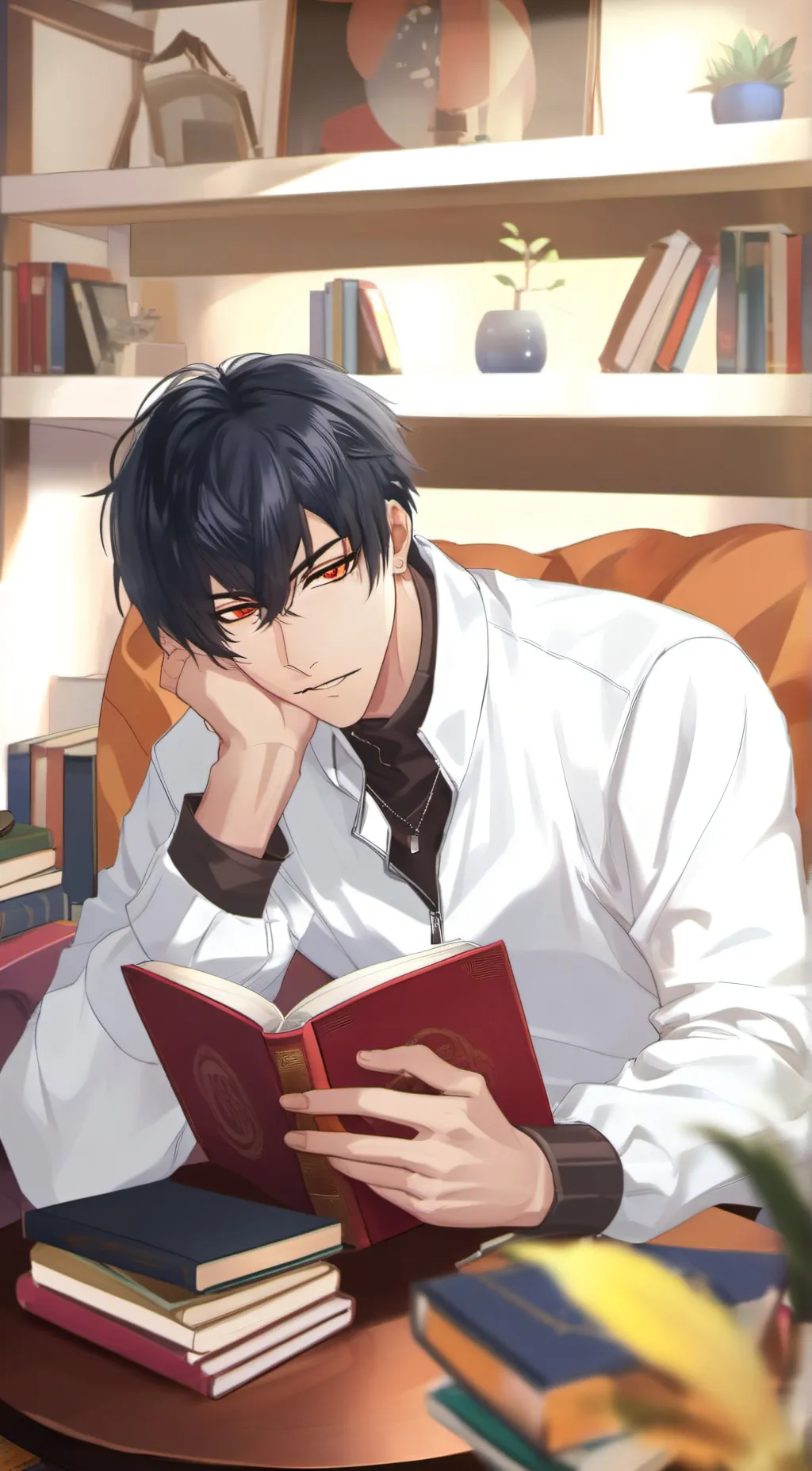 ai character:  A   L     E     X background