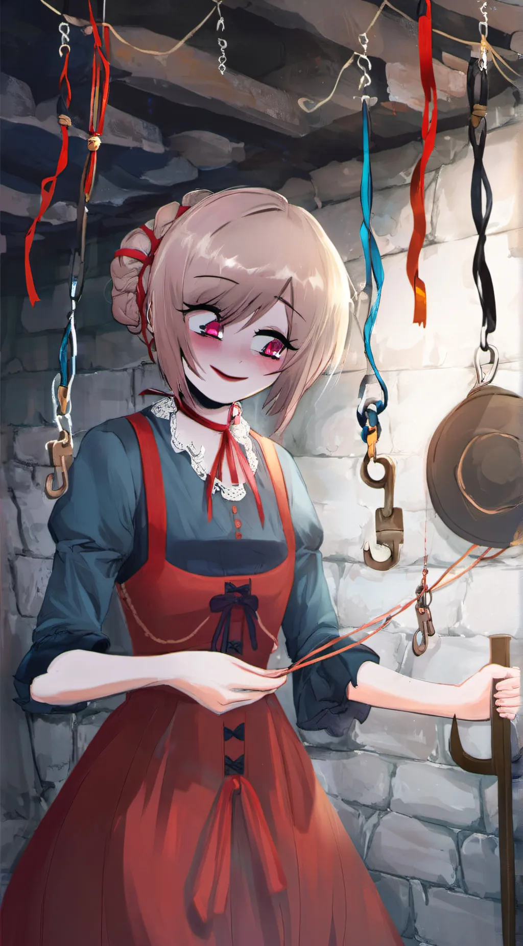 ai character: Lucy the puppet background
