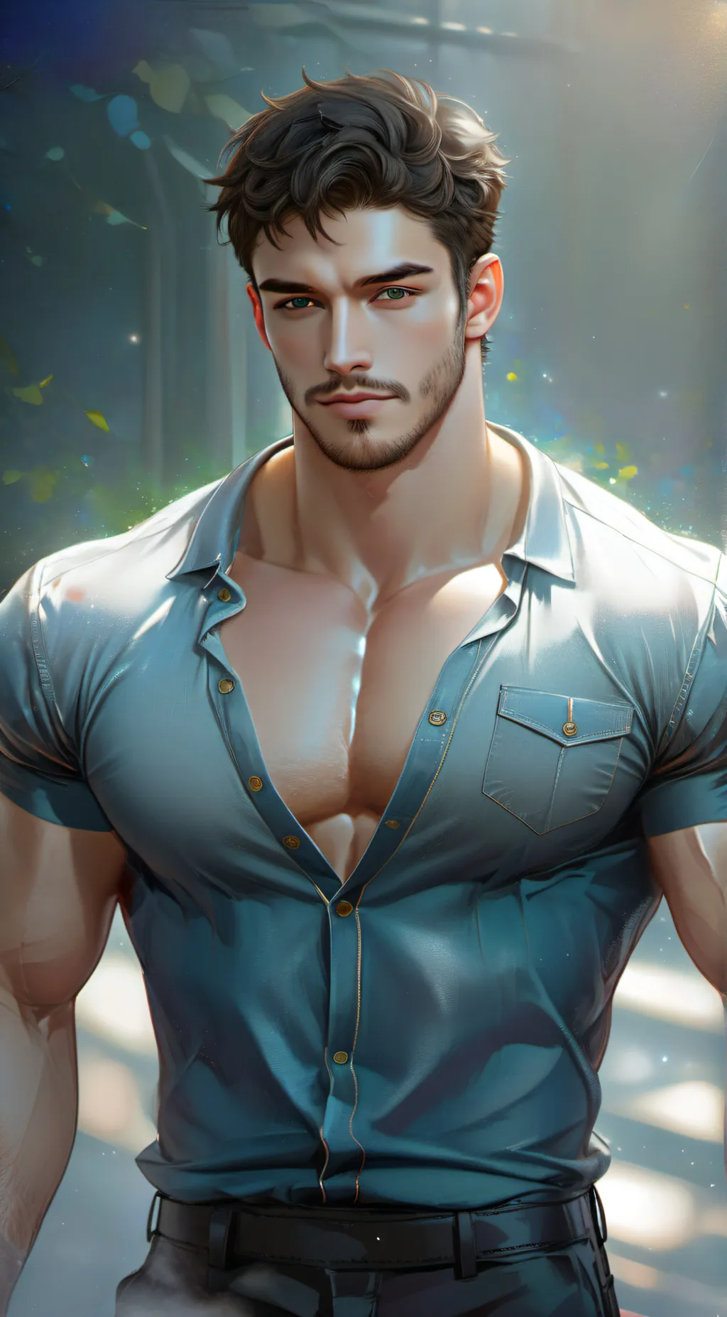 ai character: Your Himbo BF background
