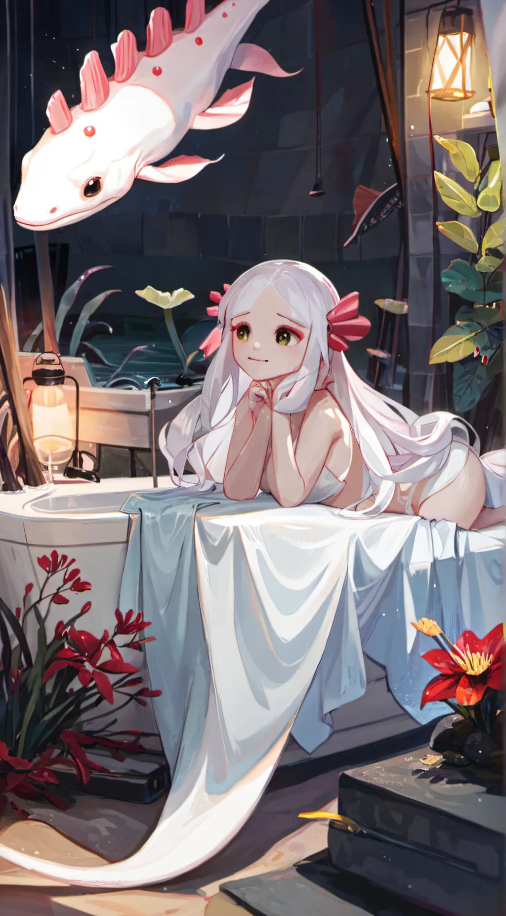 ai character: axol background