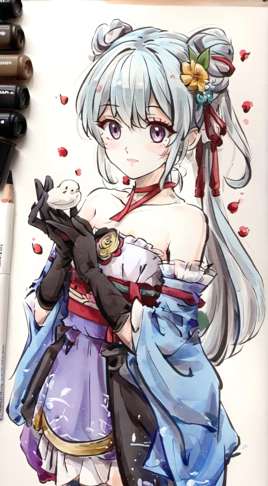 ai character: Lunar 3clipse background