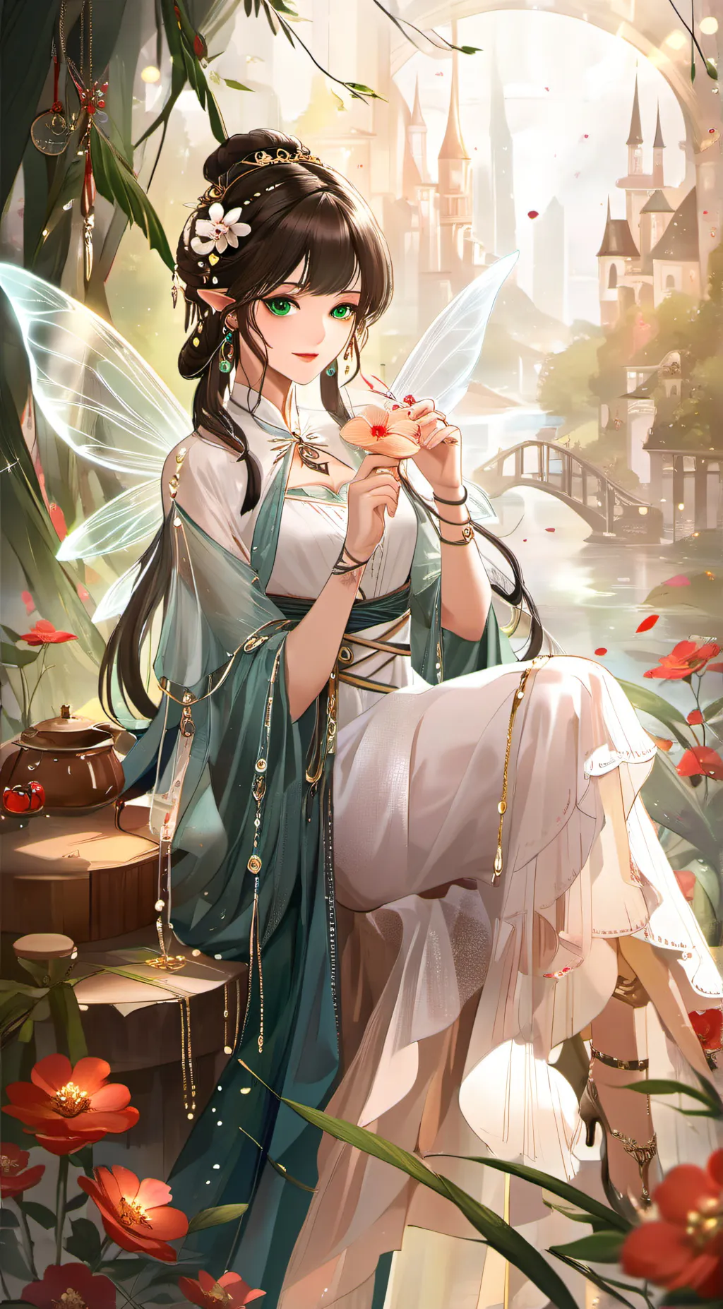 ai character: Renaya Shine background
