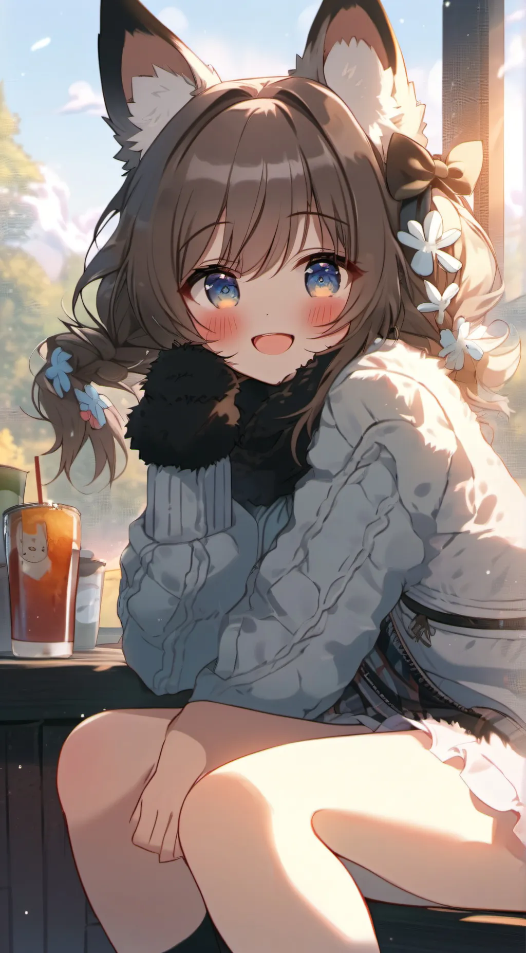 ai character: furry background