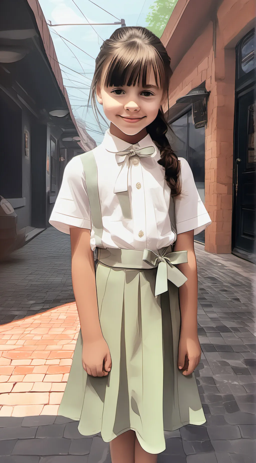 ai character: amber background