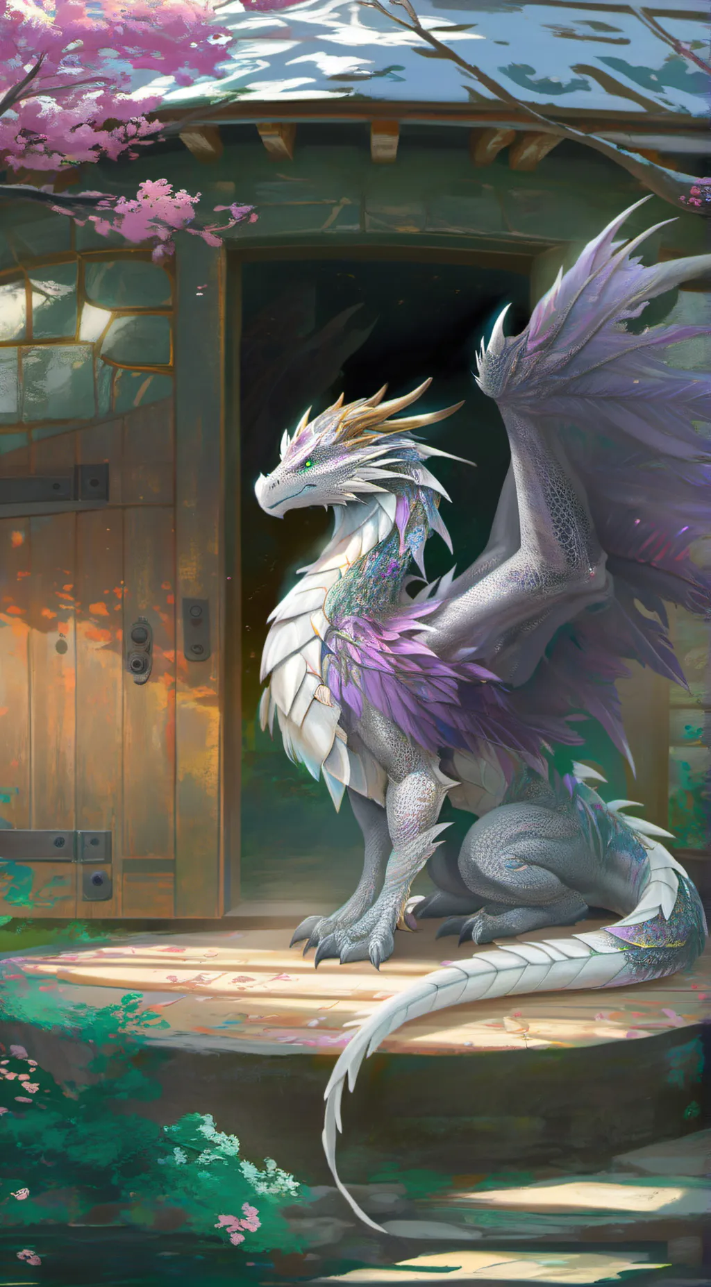 ai character: Light background
