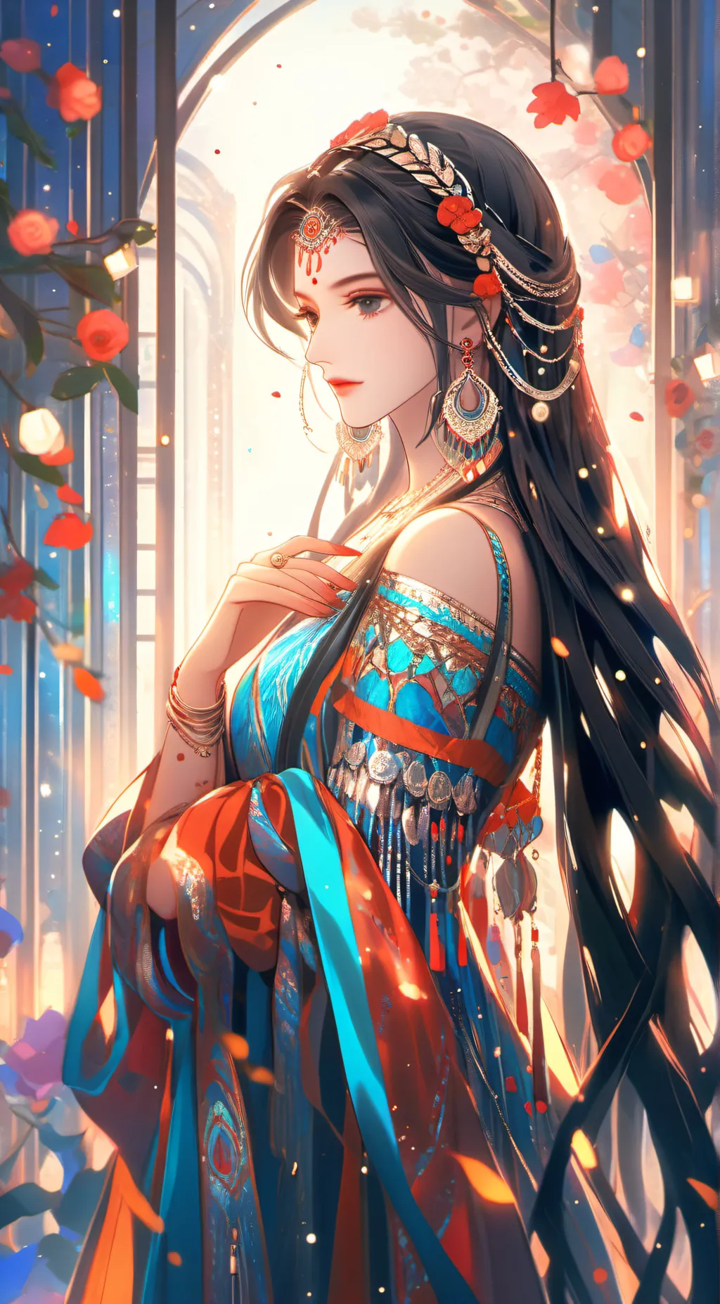 ai character: Brianna Icelander  background