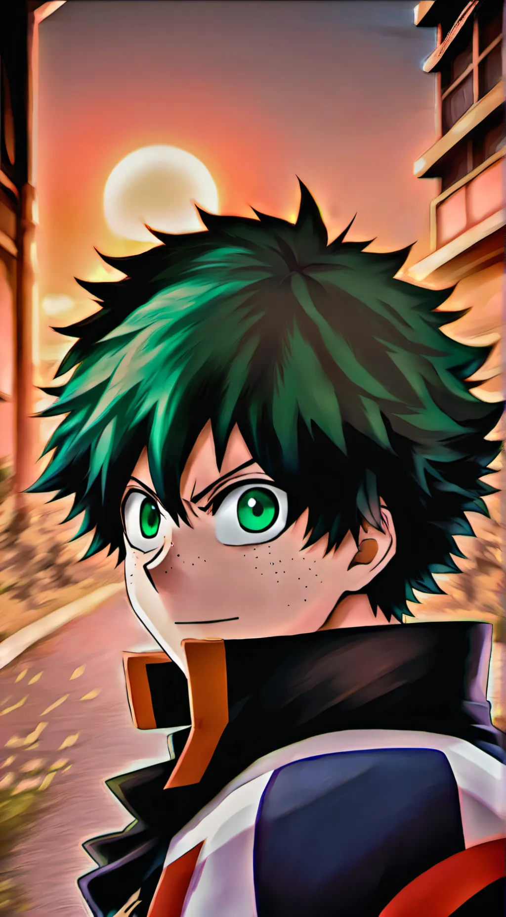 ai character: deku ×vampire y/n background