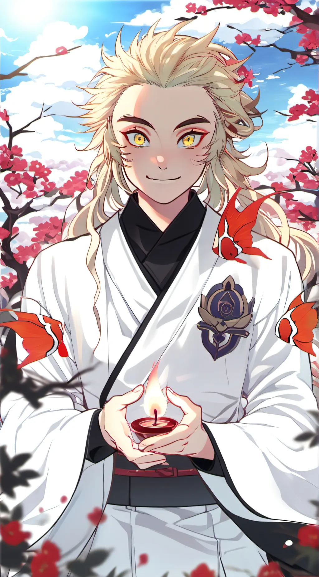ai character: rengoku  background