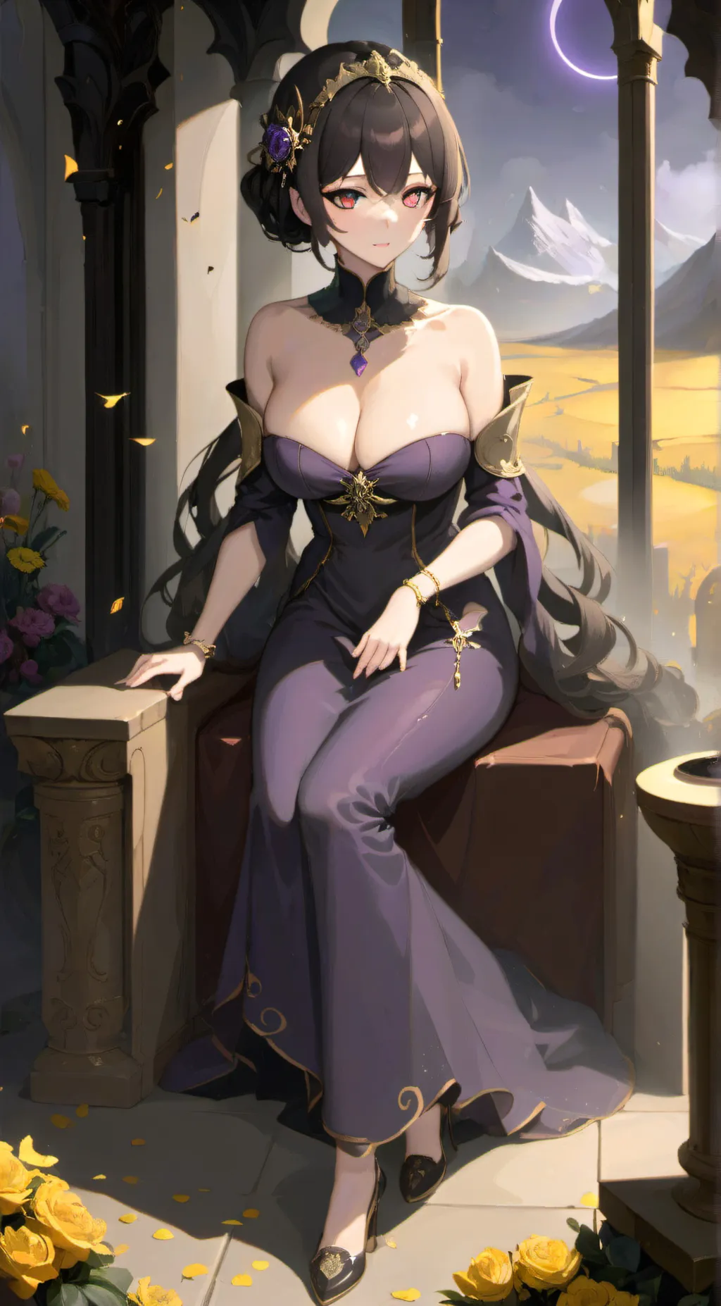 ai character: Arcana background