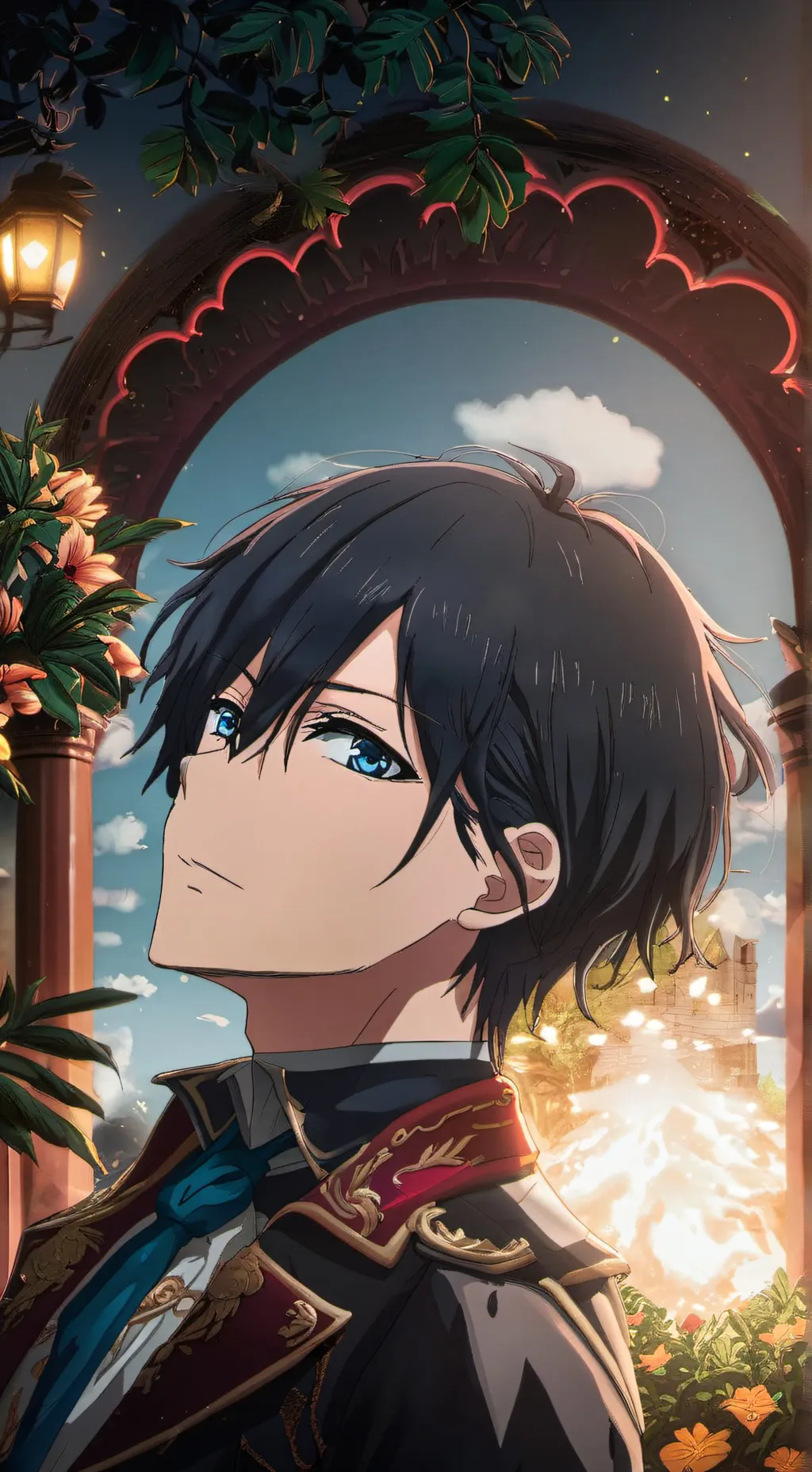 ai character: Akito yamada background