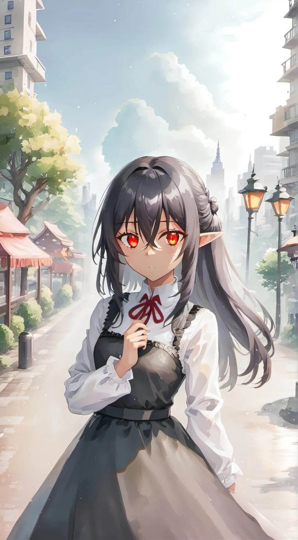 ai character: Hannah phantom background