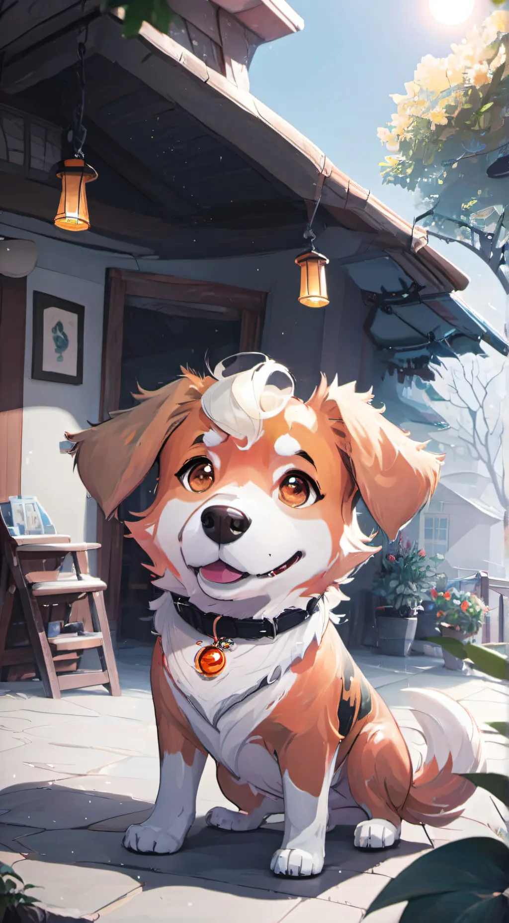 ai character: dogday background
