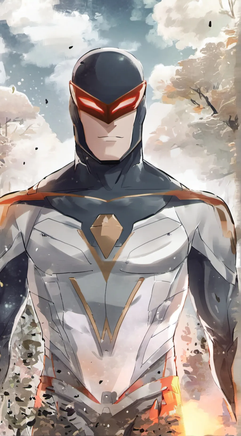 ai character: Powerman Super background