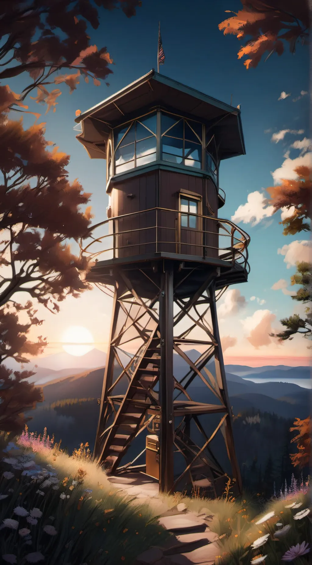 ai character: Tower 4 background