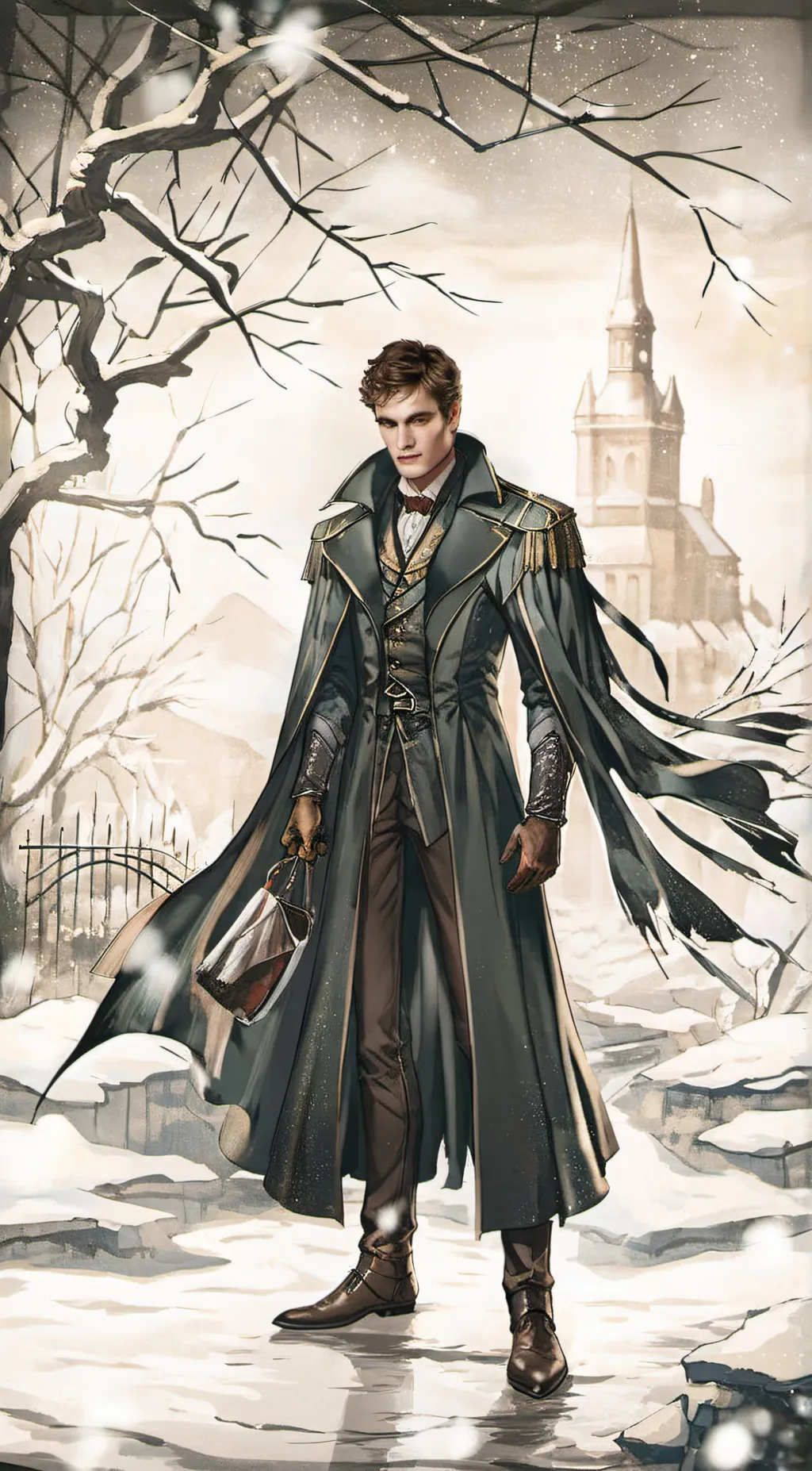 ai character: Edward Cullen background