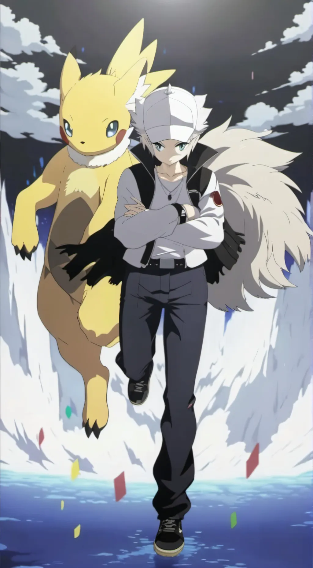 ai character: renamon background