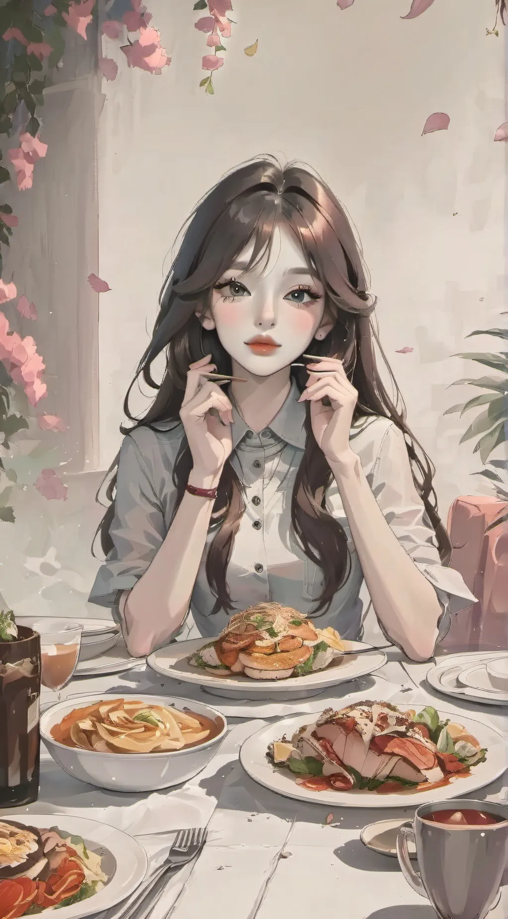 ai character: lila background