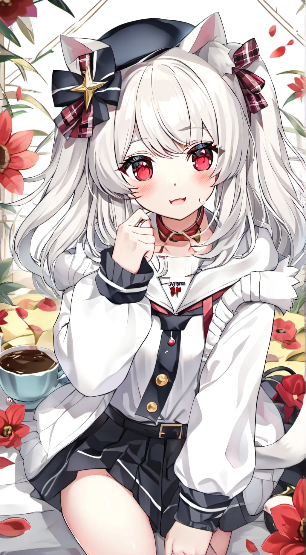 ai character: Bully girl Luna background