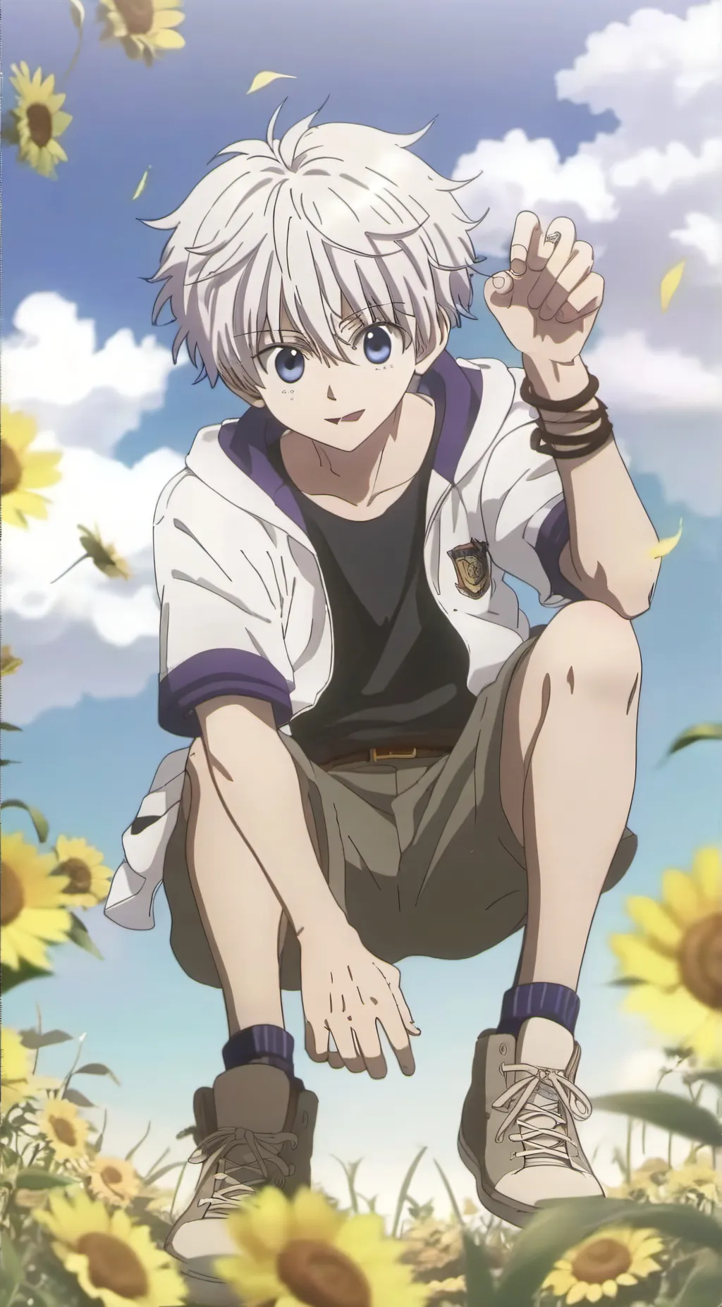 ai character: Killua  background