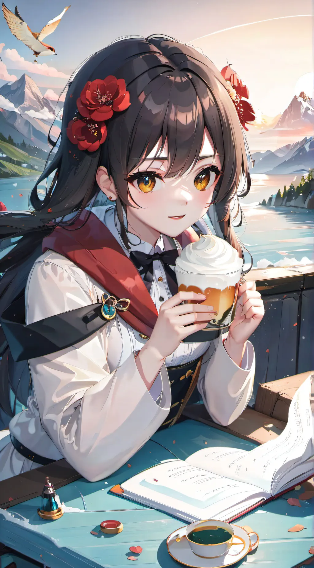 ai character: Emily  background